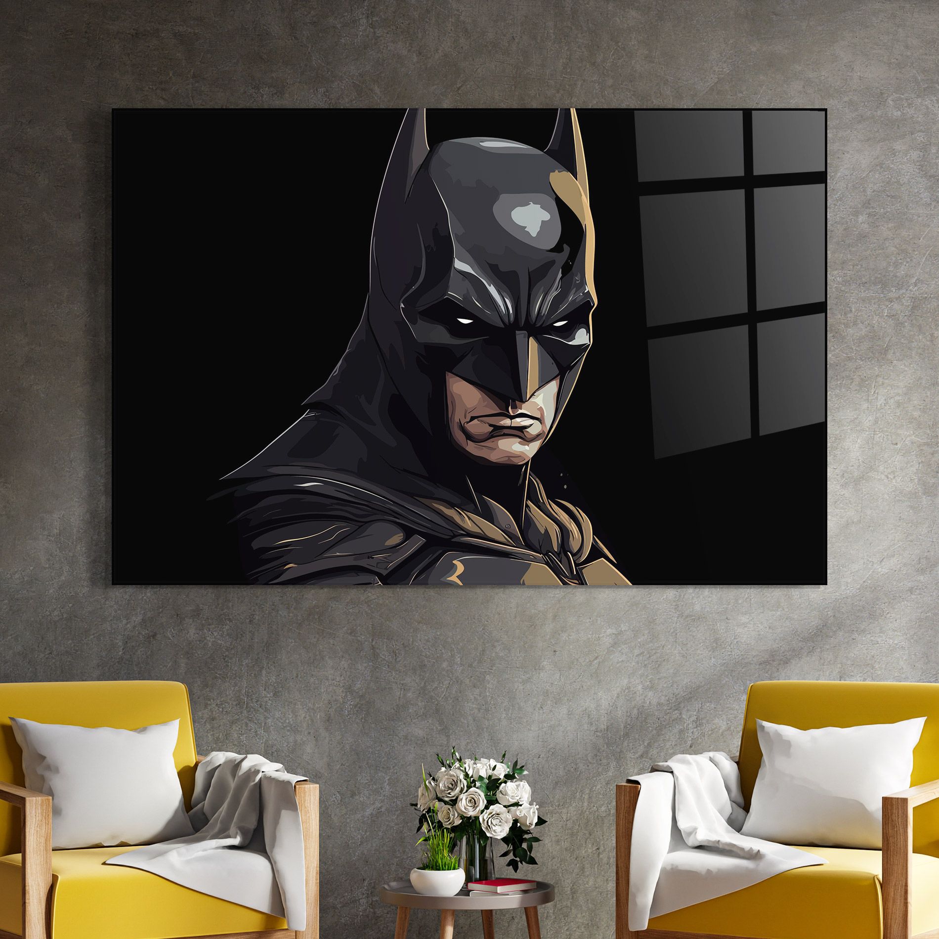 Angry Batman mockup 4