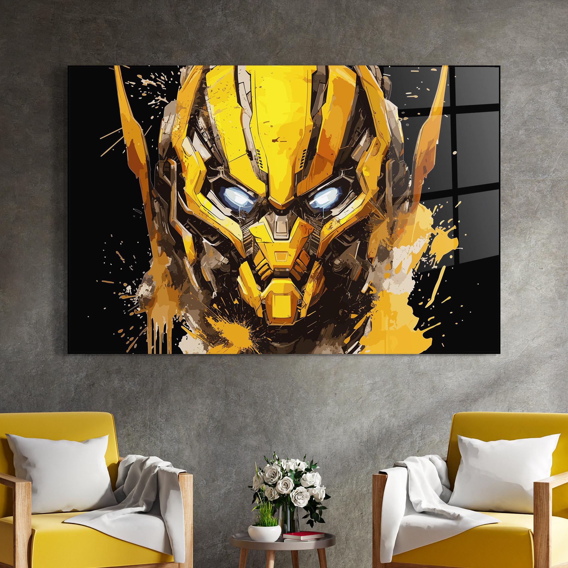 Стъклена картина Bumblebee mockup 4