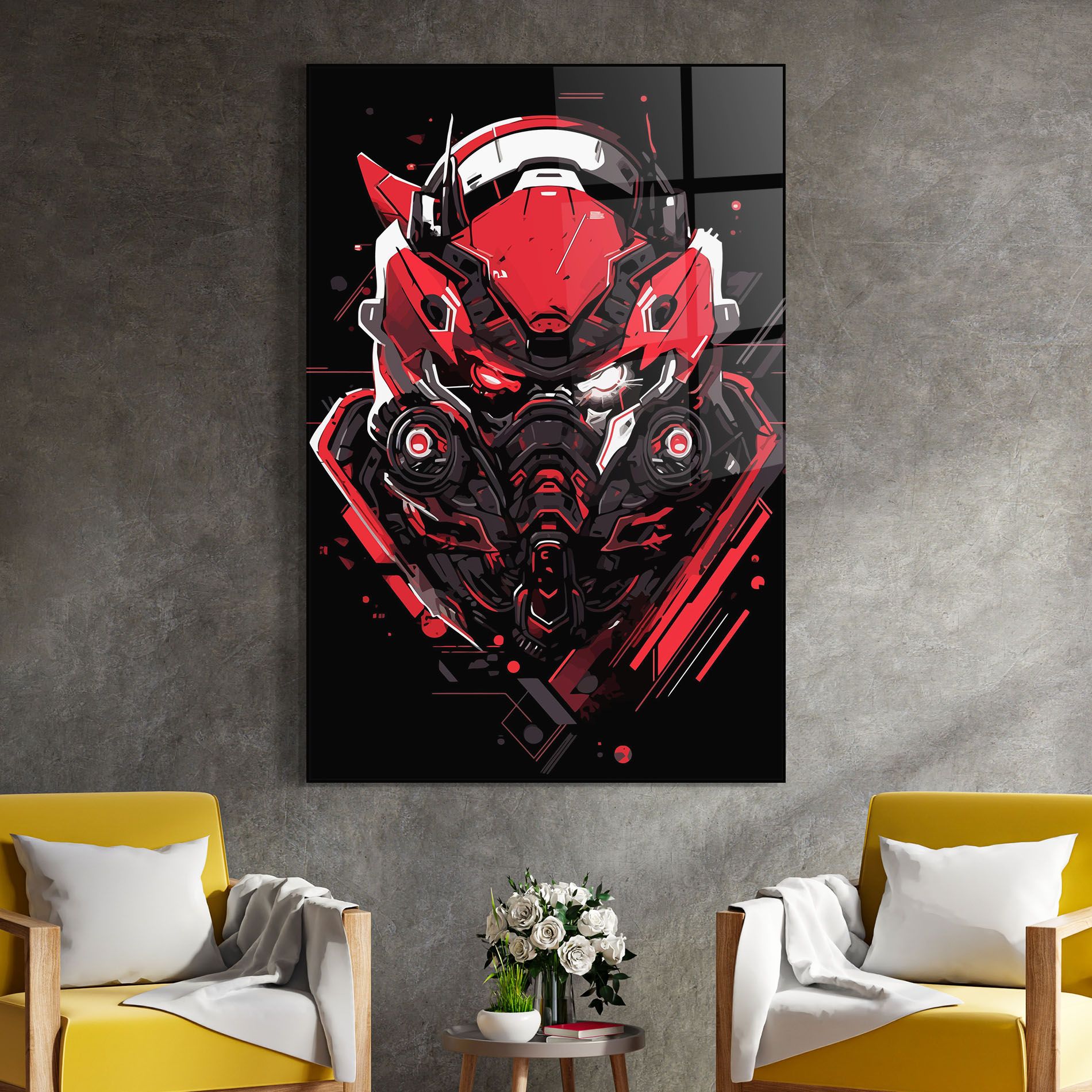 Red Robot Art mockup 4