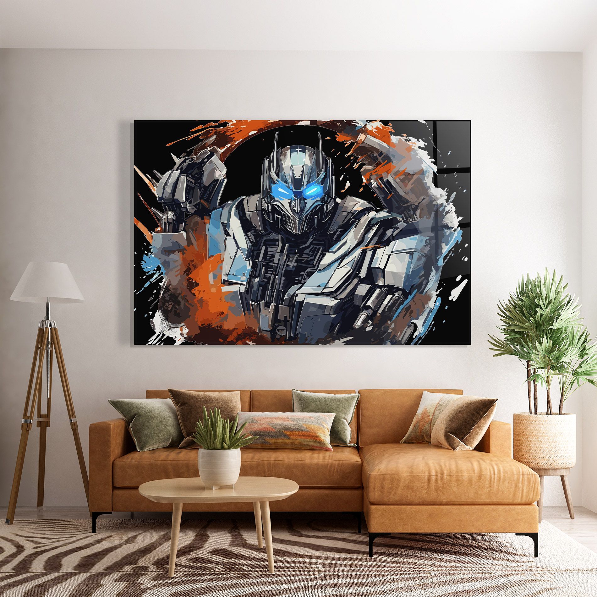 Blue Eyes Transformers mockup 7