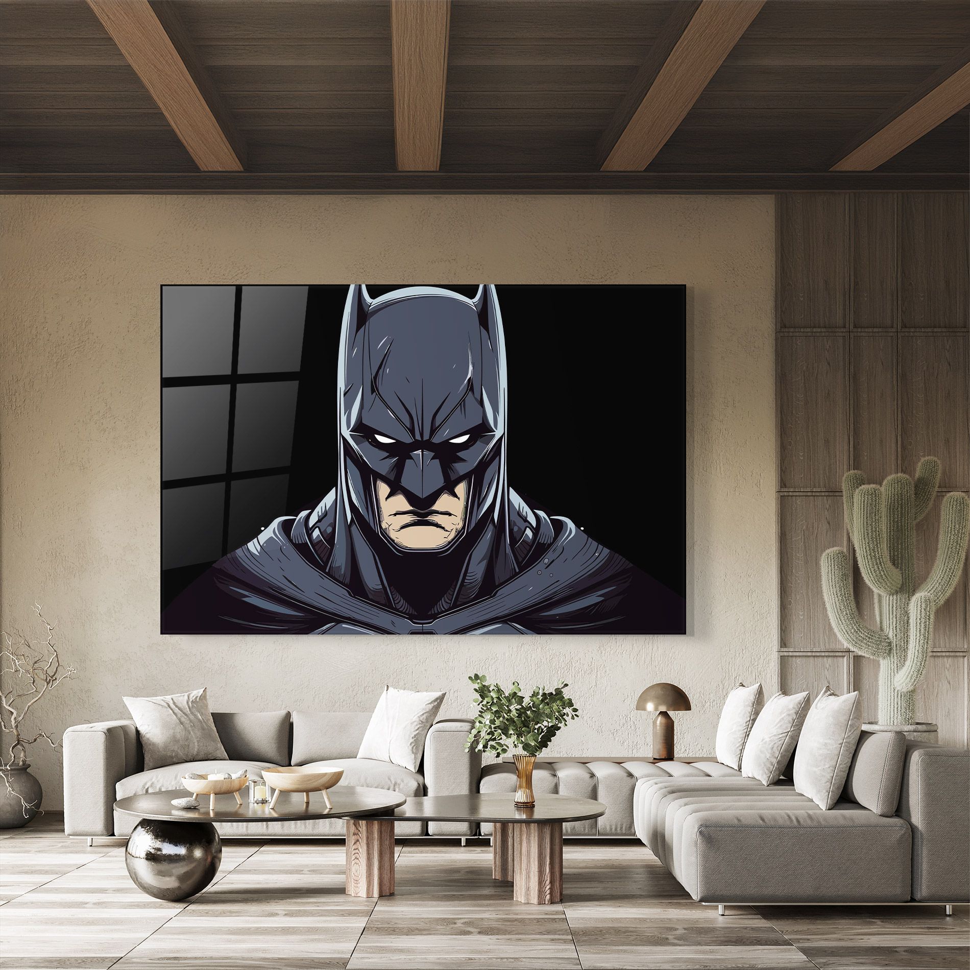 Batman Face mockup 8