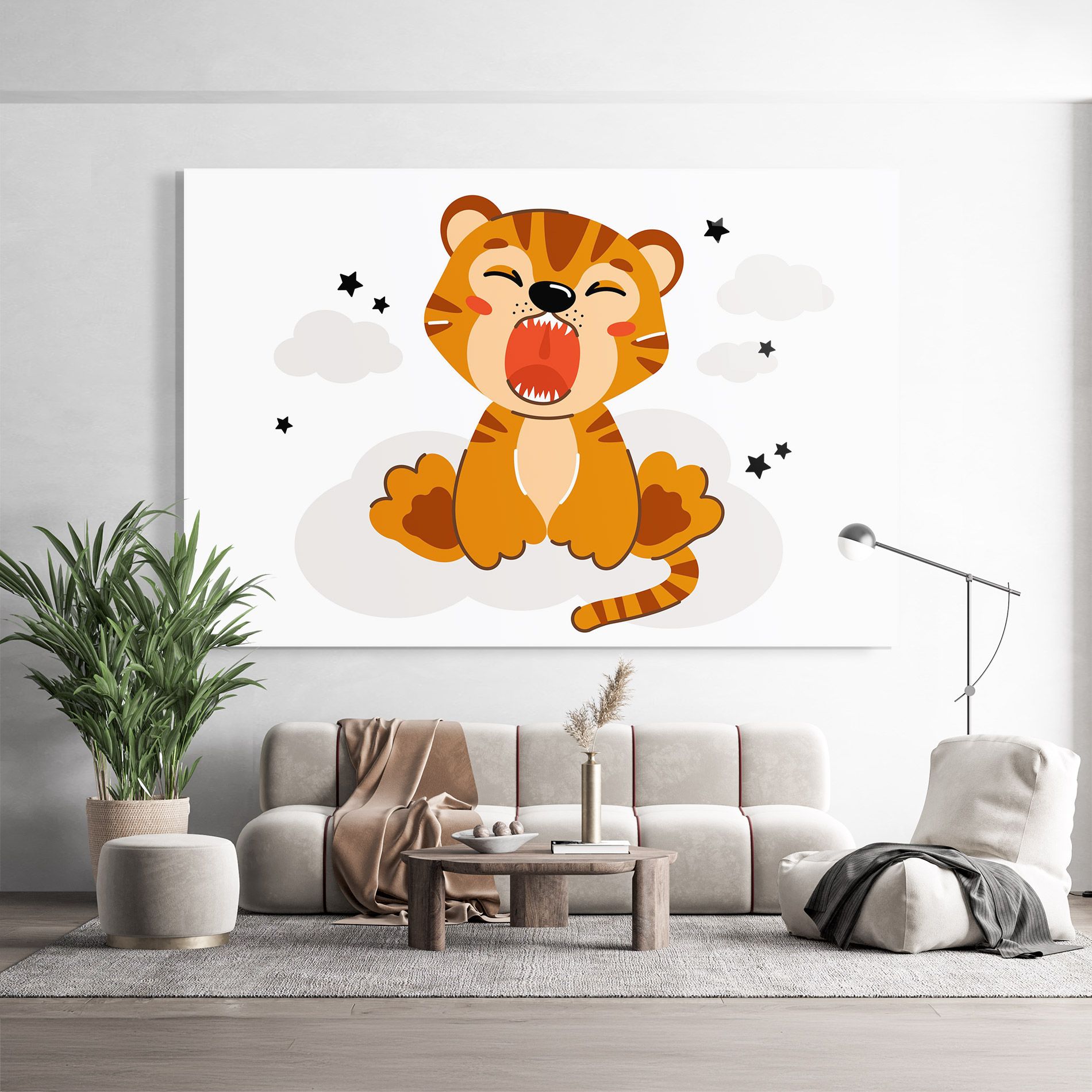 Cute Sleepy Tiger mockup 9