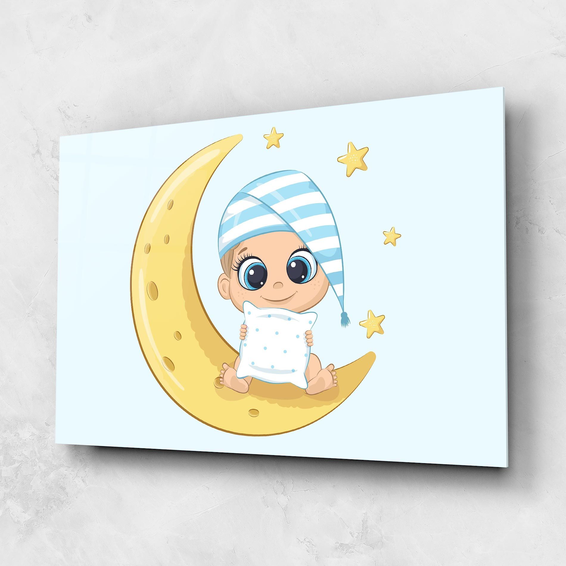 Baby On Moon mockup 1