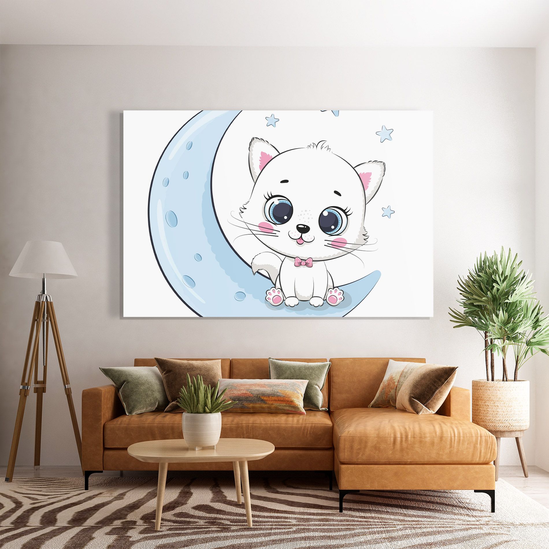 Blue Moon Cat mockup 7