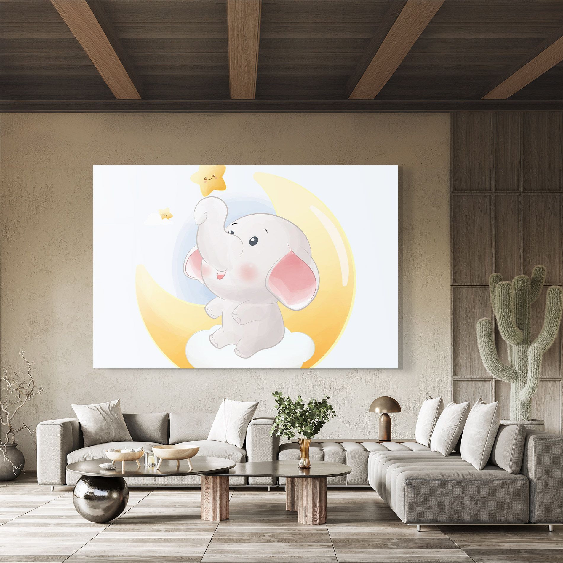 Elephant Yellow Star mockup 8