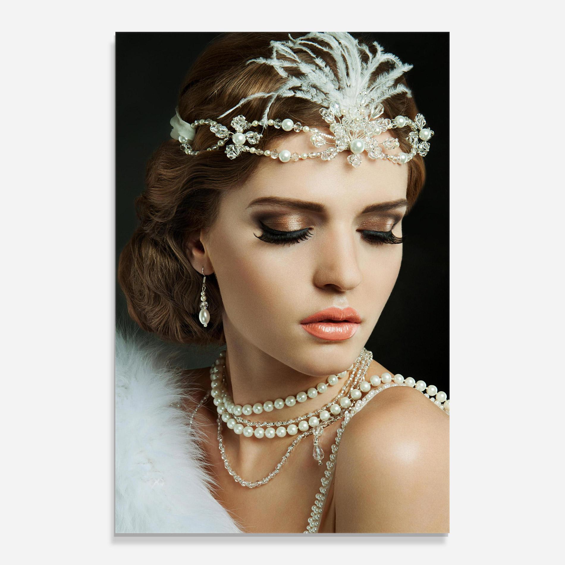 Стъклена картина Bride Accessories mockup 0