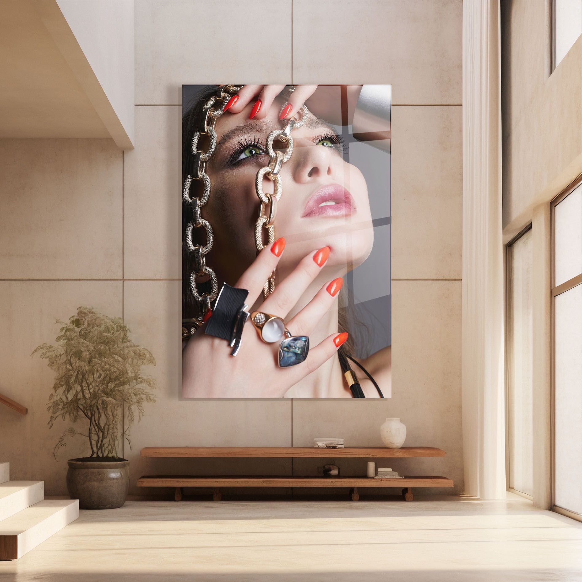 Big Chain Woman mockup 8