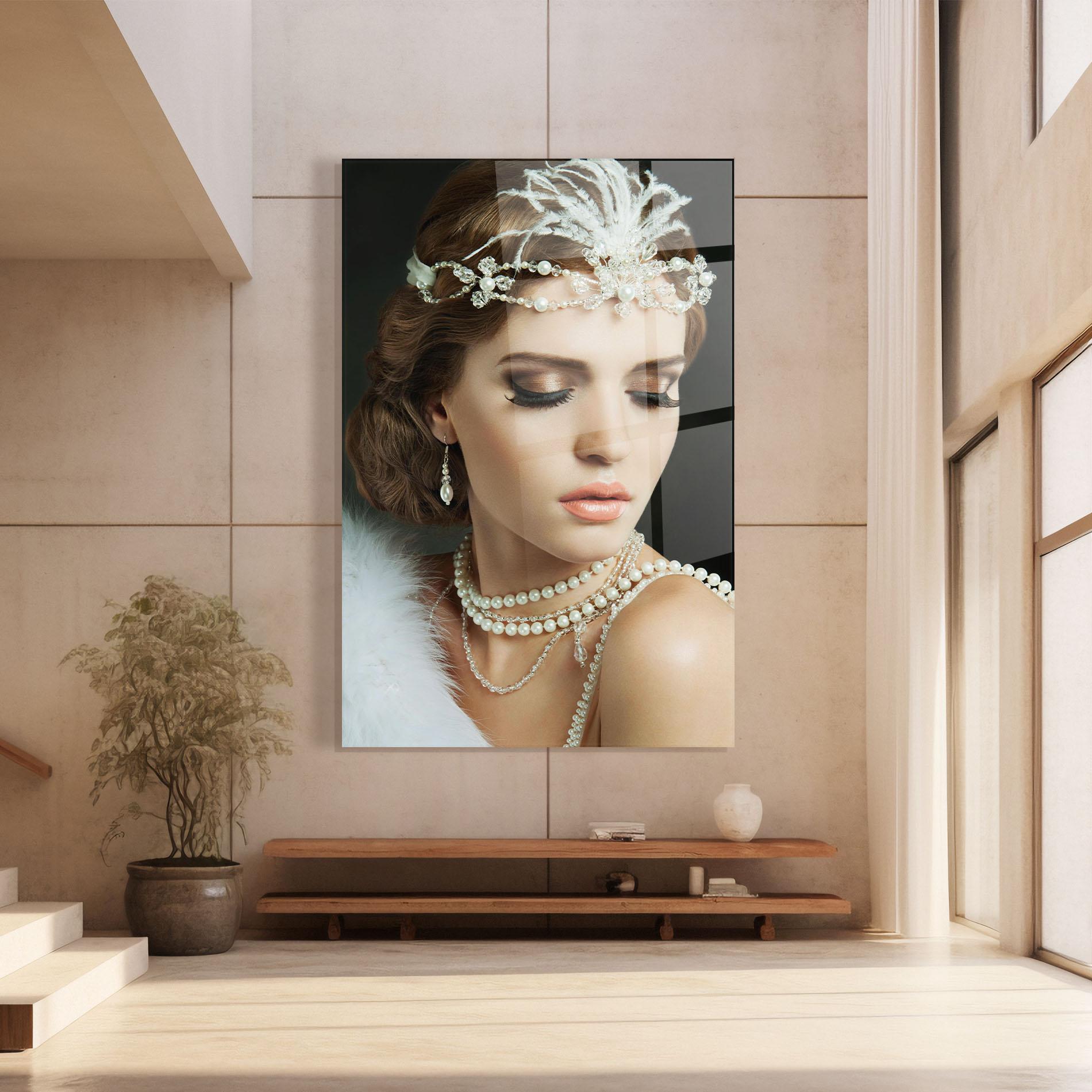 Стъклена картина Bride Accessories mockup 8