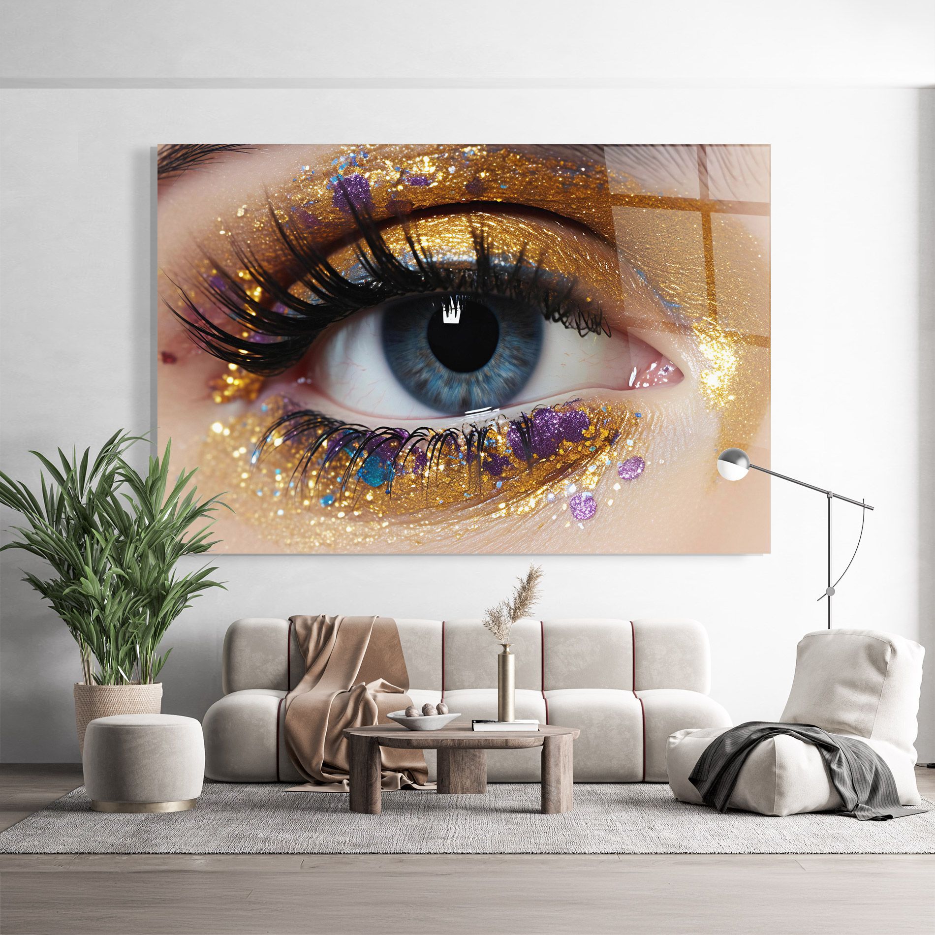 Blue Eye Make Up mockup 9