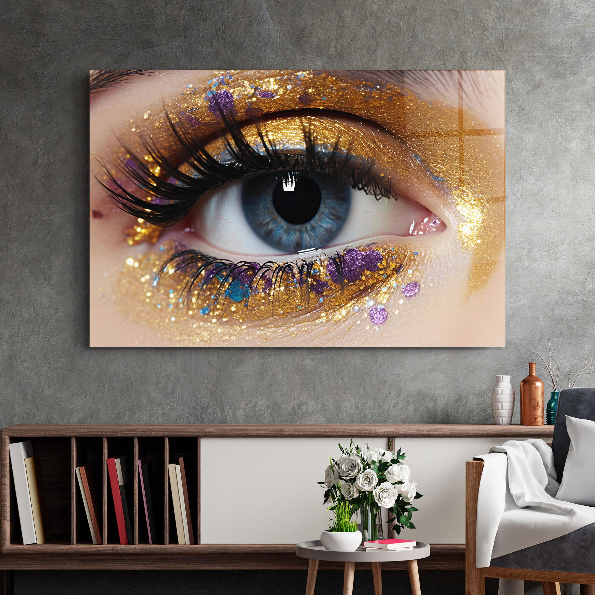 Blue Eye Make Up mockup 2