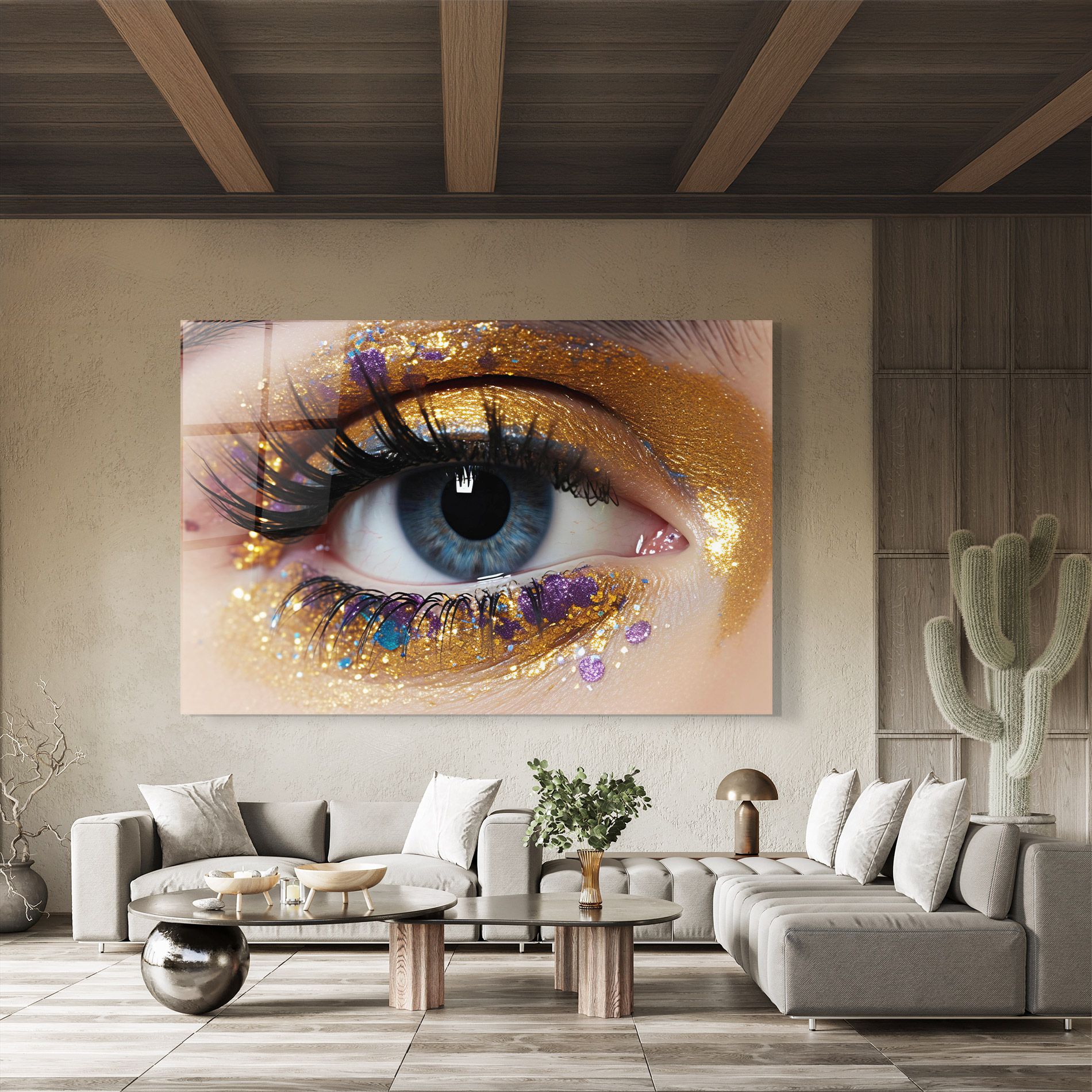 Blue Eye Make Up mockup 8