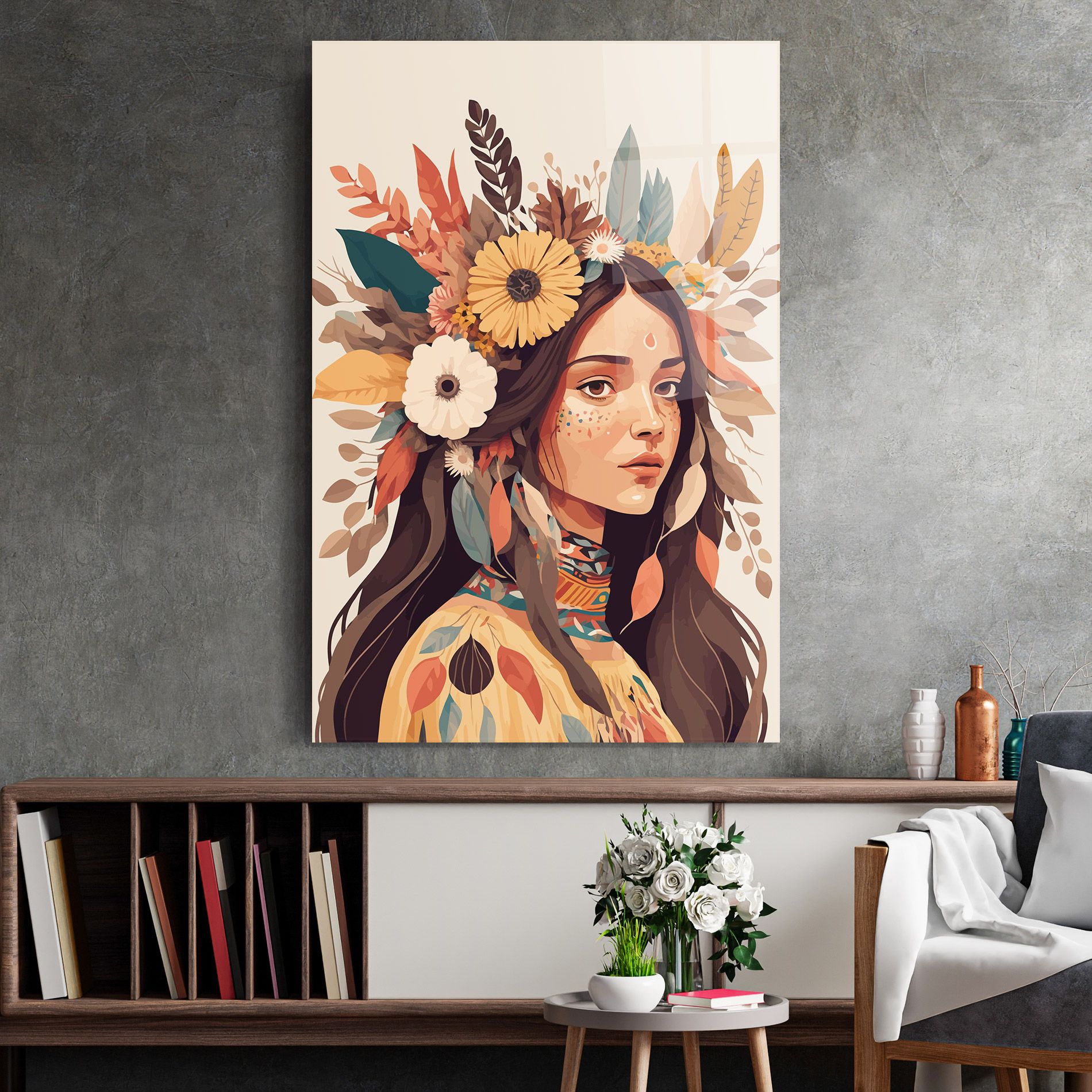 Boho Girl mockup 2