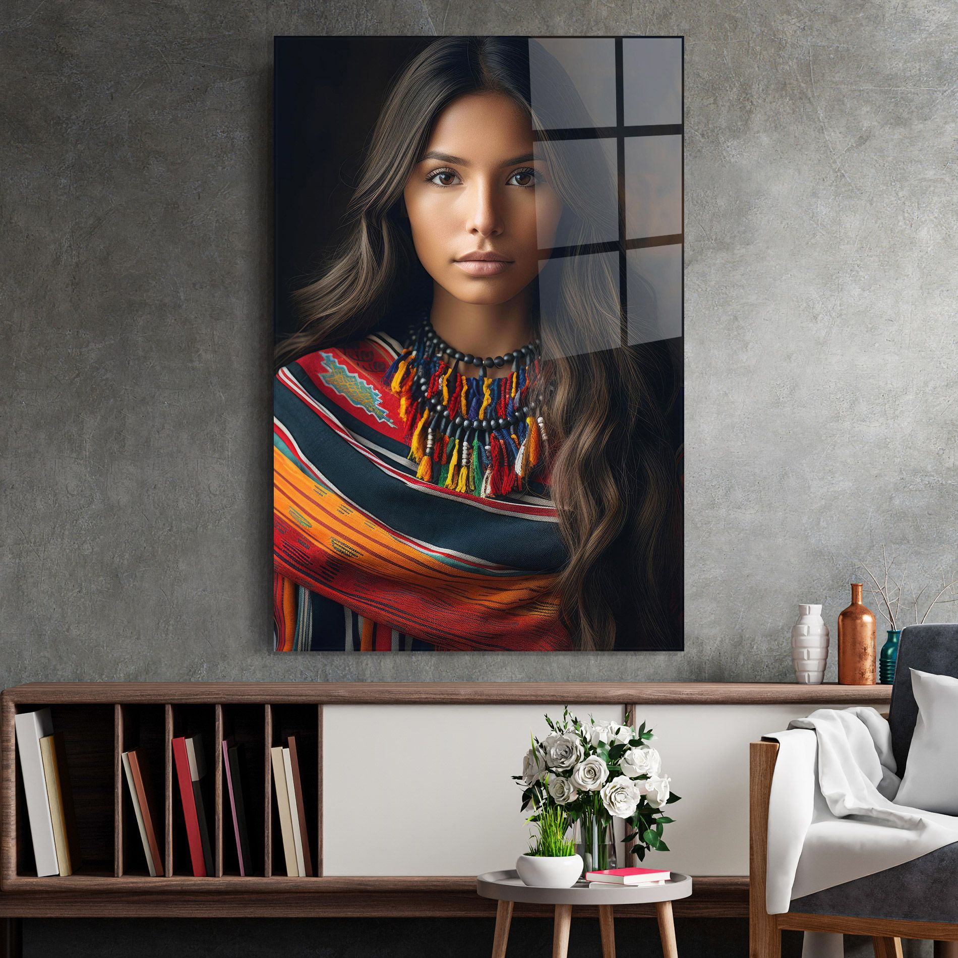 Colorful Scarf mockup 2