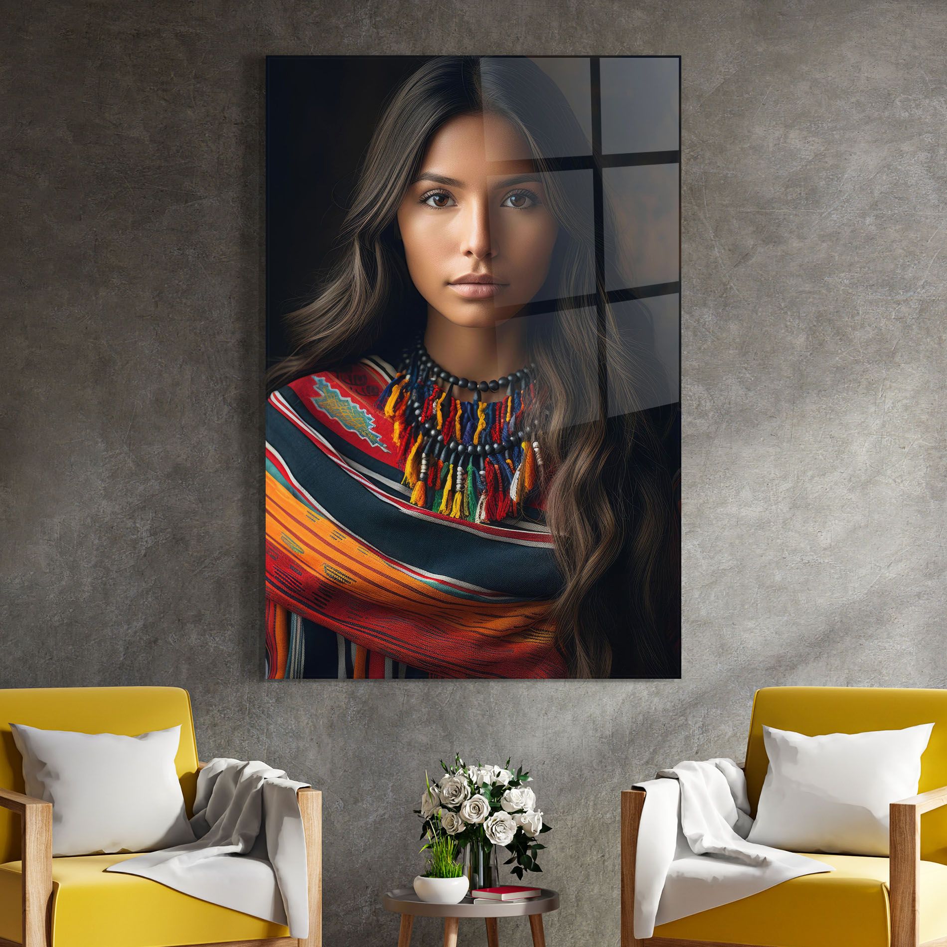 Colorful Scarf mockup 4