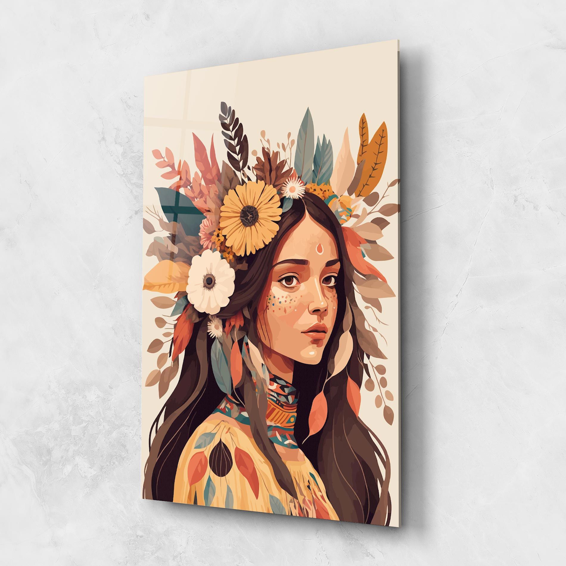 Boho Girl mockup 1