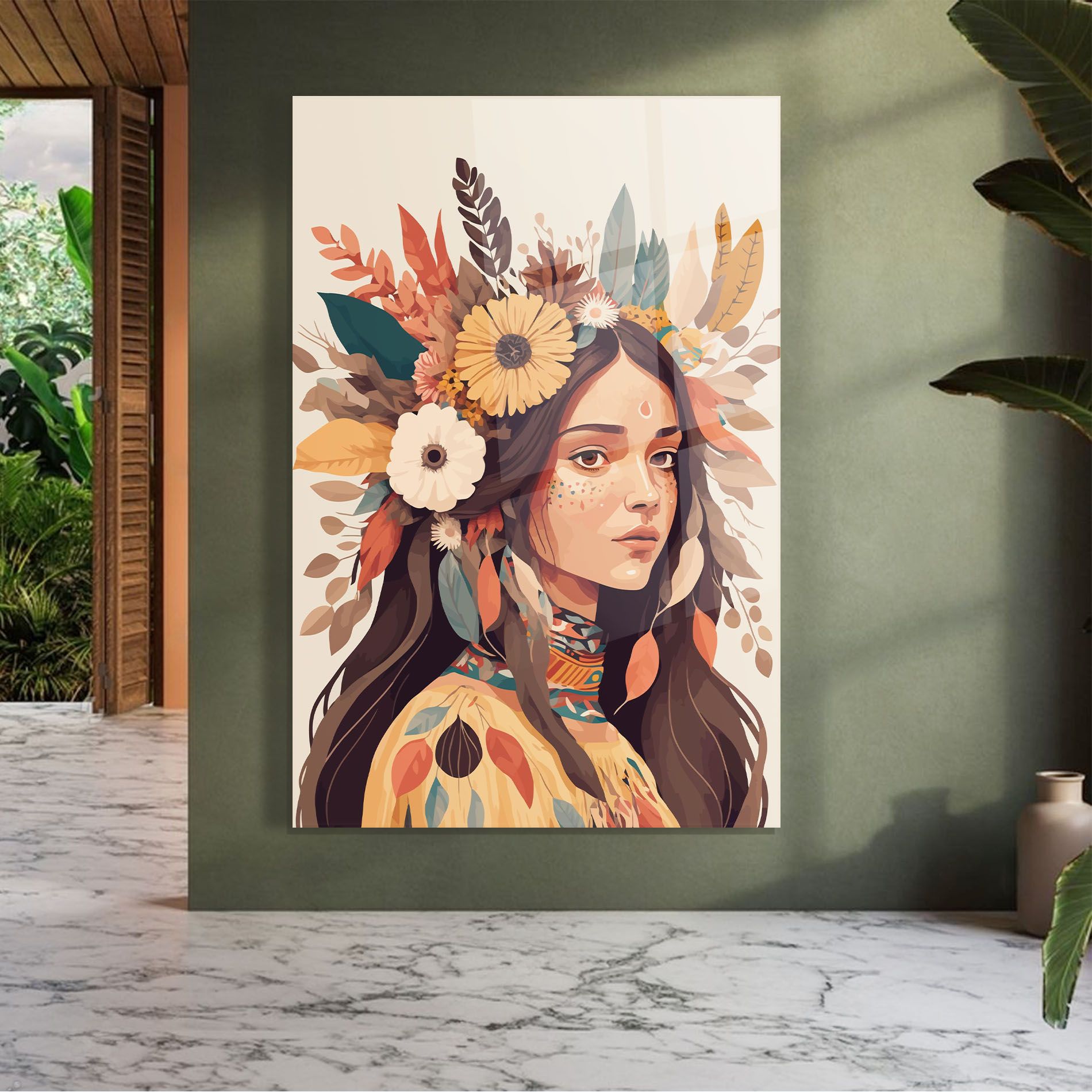 Boho Girl mockup 7