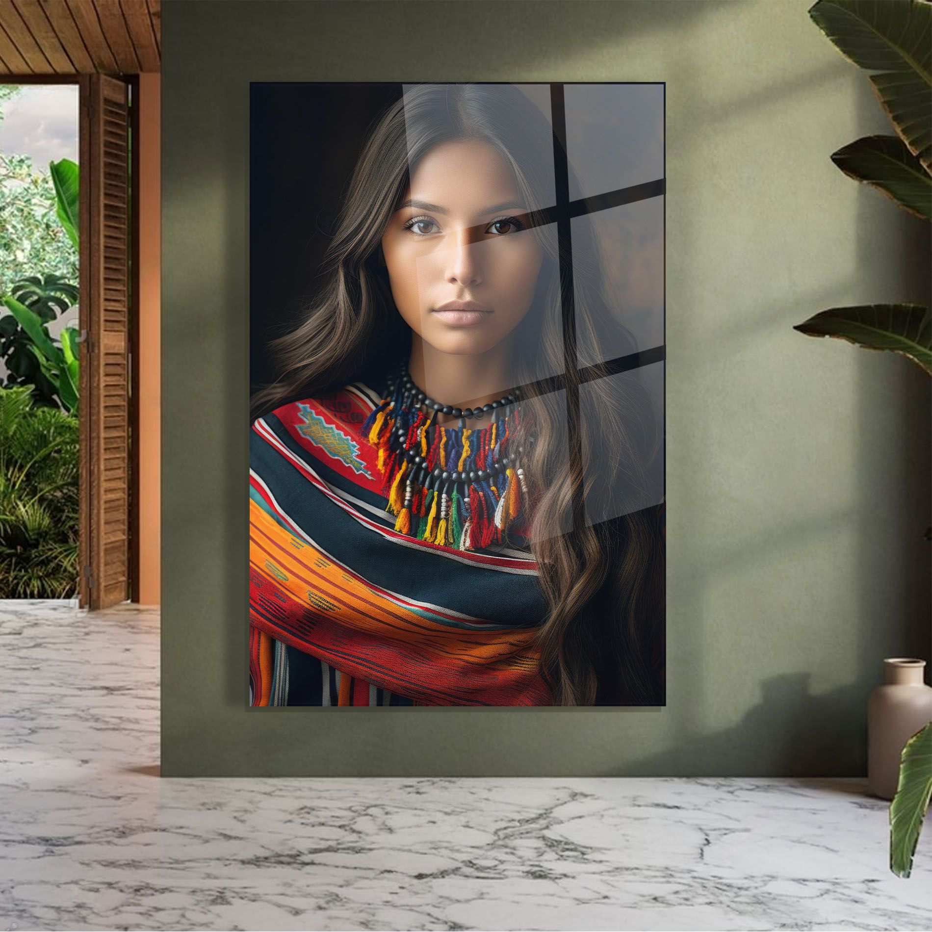 Colorful Scarf mockup 7