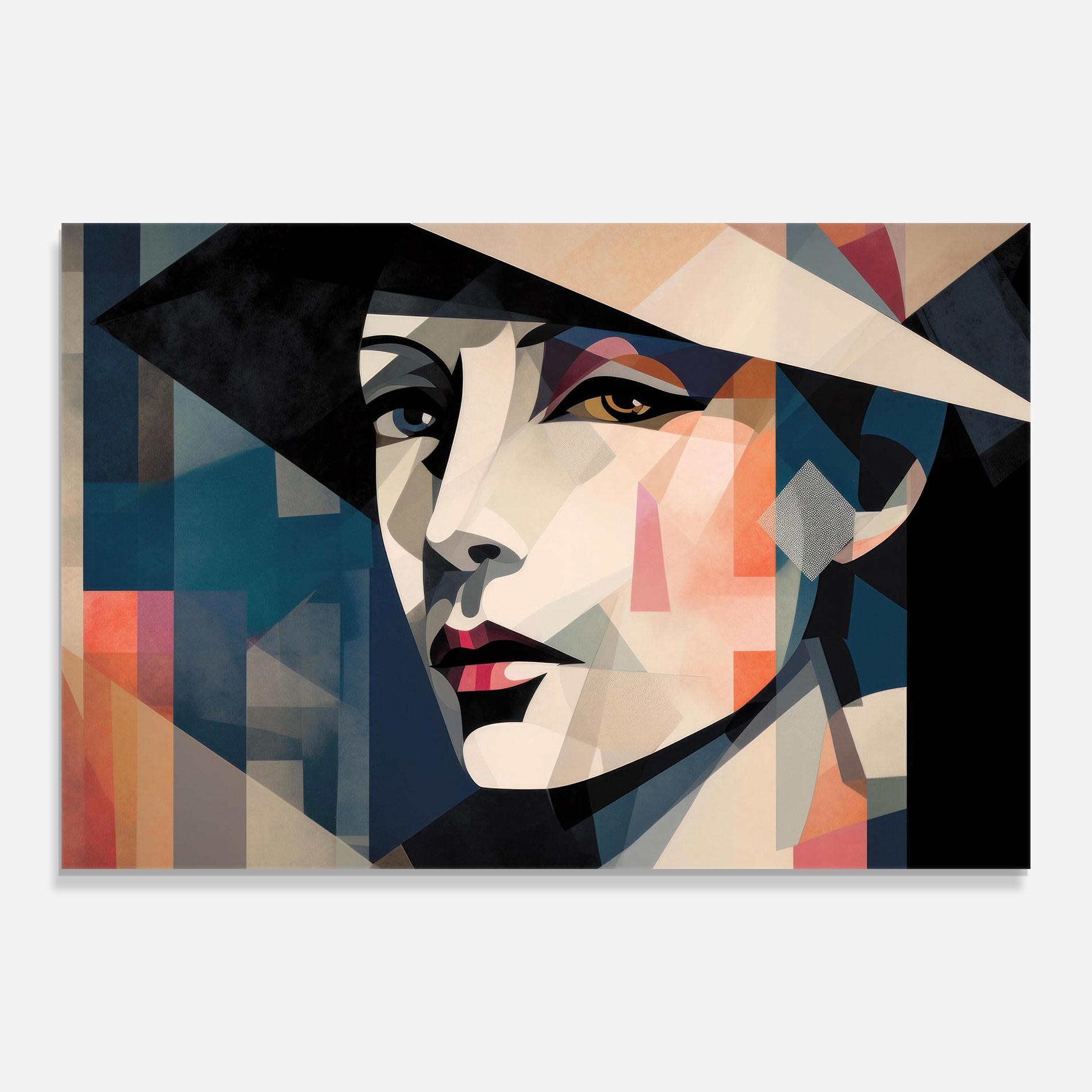 Стъклена картина Chicago Portrait mockup 0