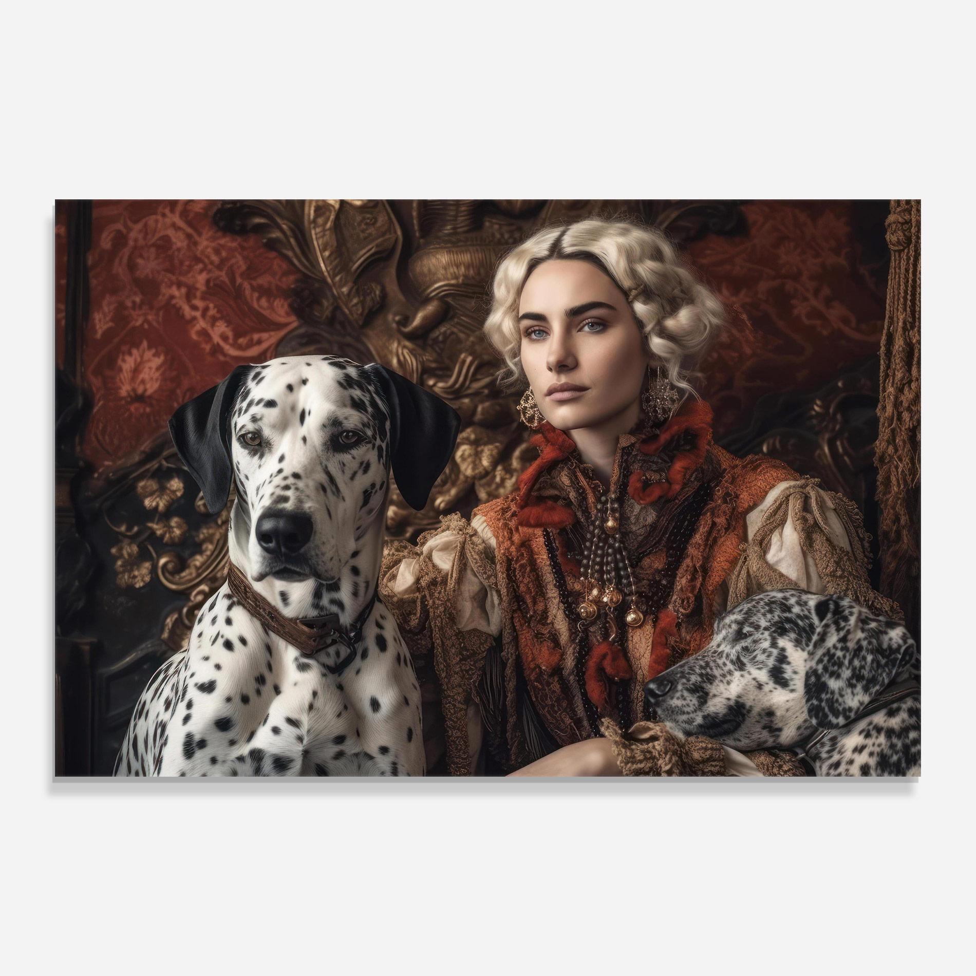 Стъклена картина Queen Fashion mockup 0