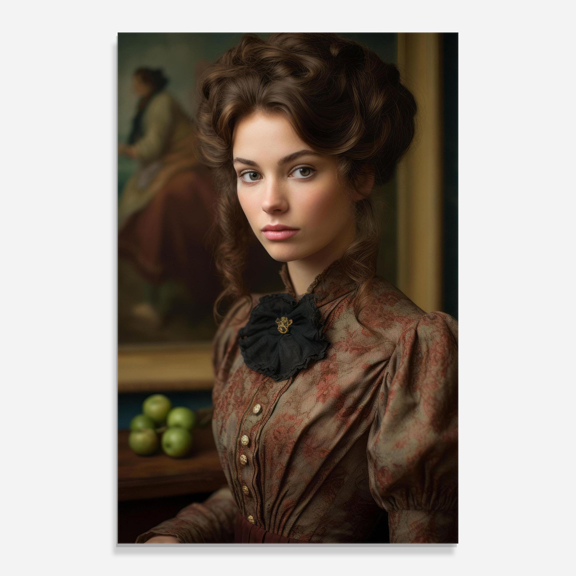 Green Vintage Apple mockup 0