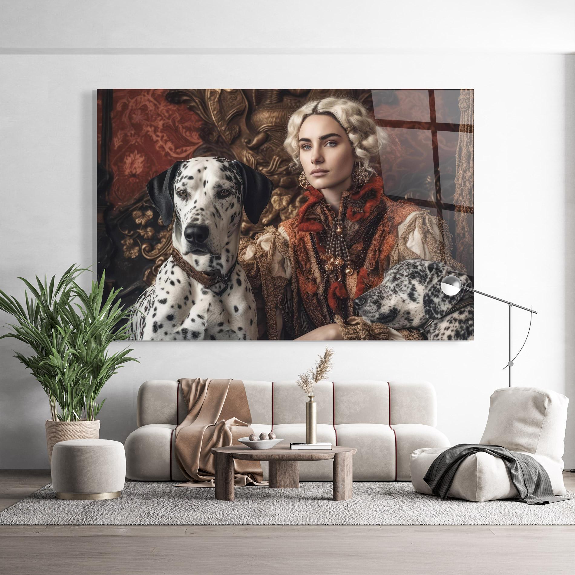 Стъклена картина Queen Fashion mockup 9