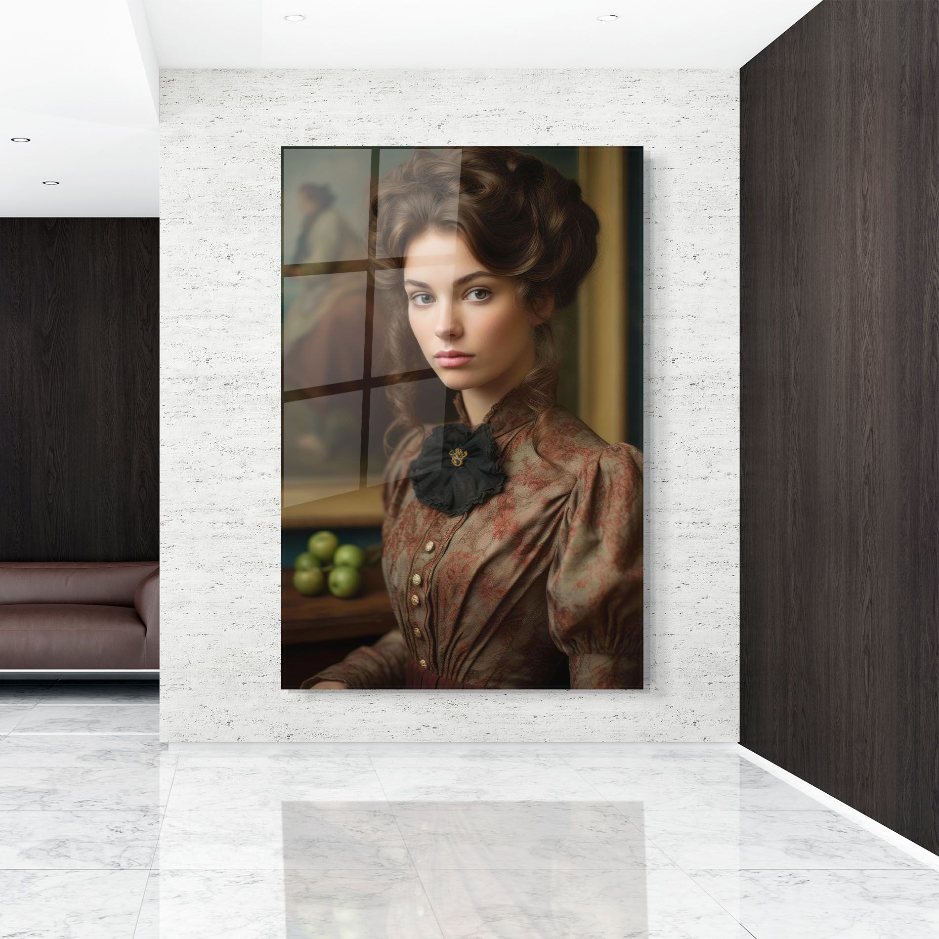 Green Vintage Apple mockup 9