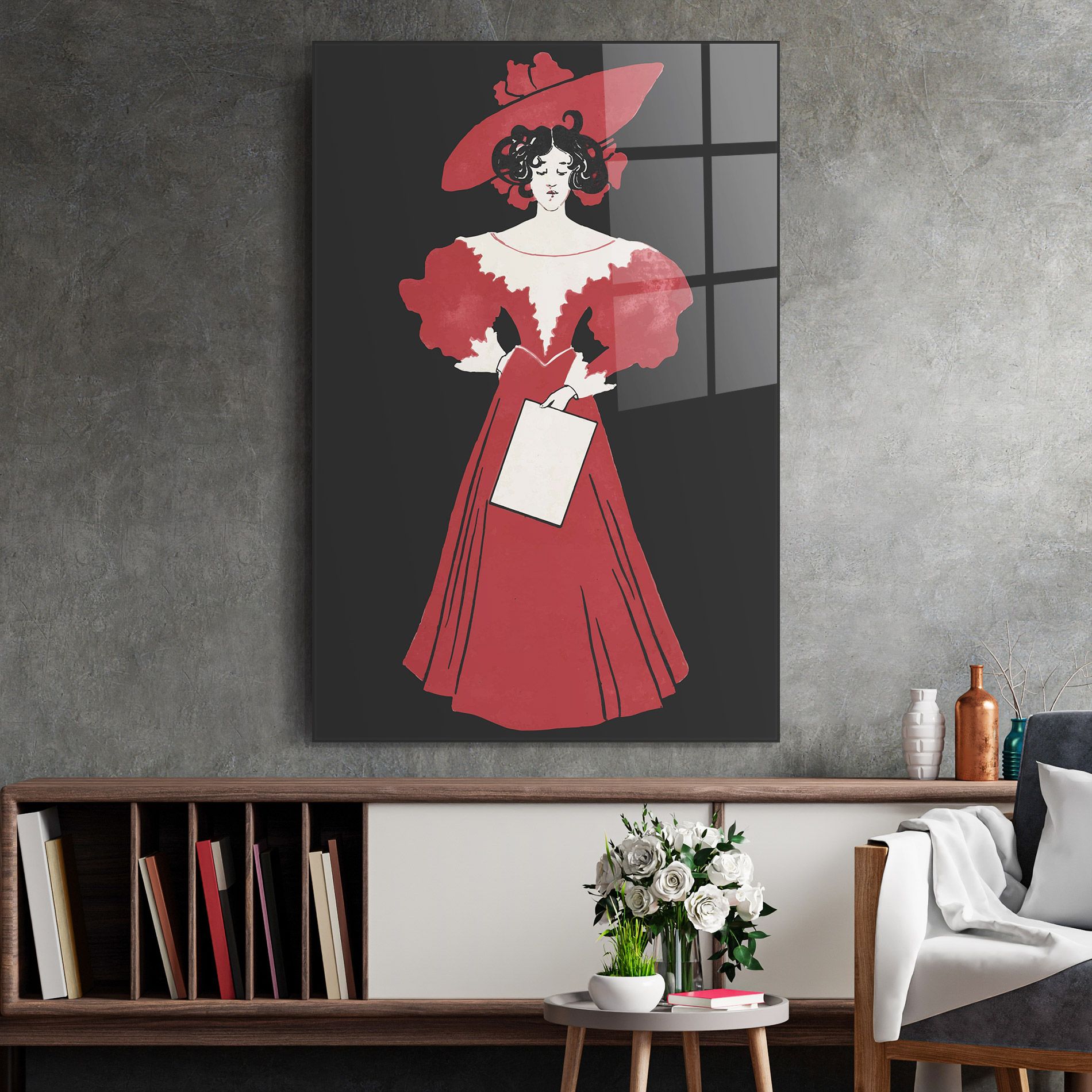 Old Red Dress mockup 2