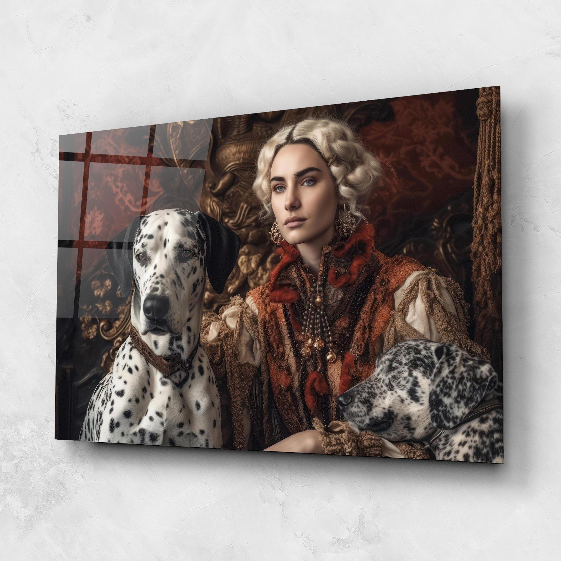 Стъклена картина Queen Fashion mockup 1