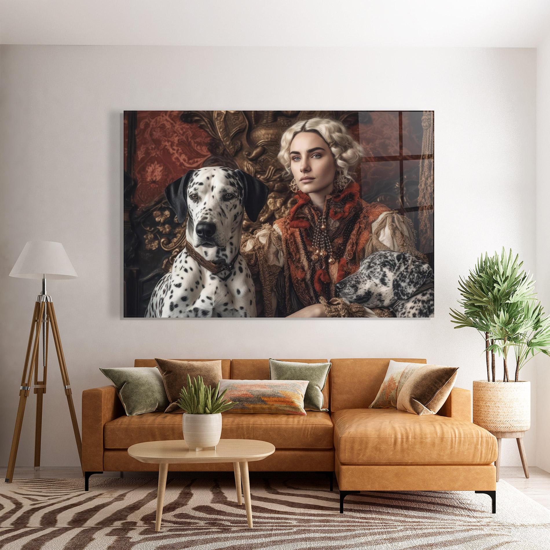 Стъклена картина Queen Fashion mockup 7