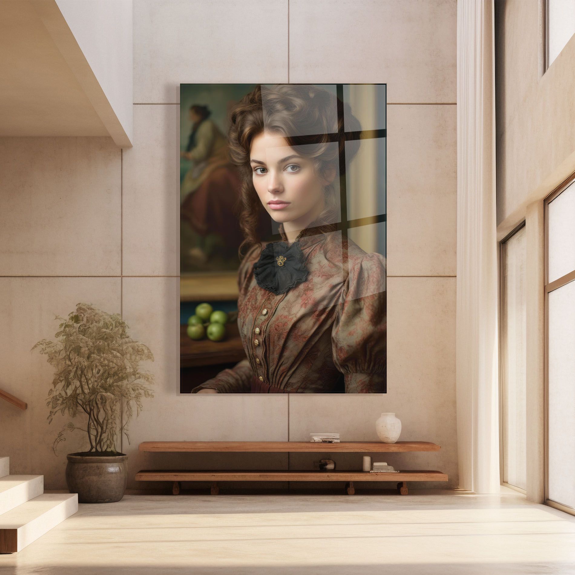 Green Vintage Apple mockup 8