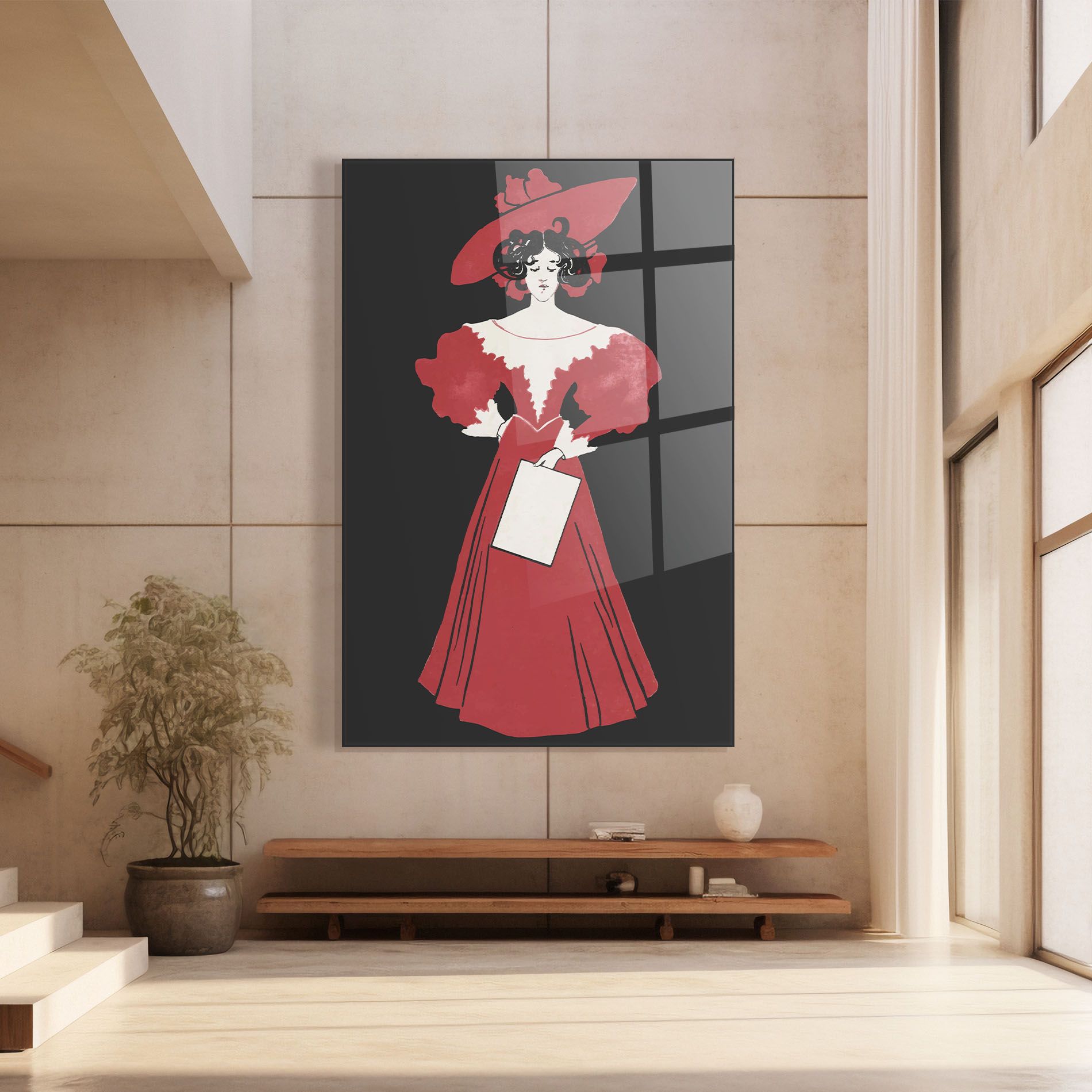 Old Red Dress mockup 8