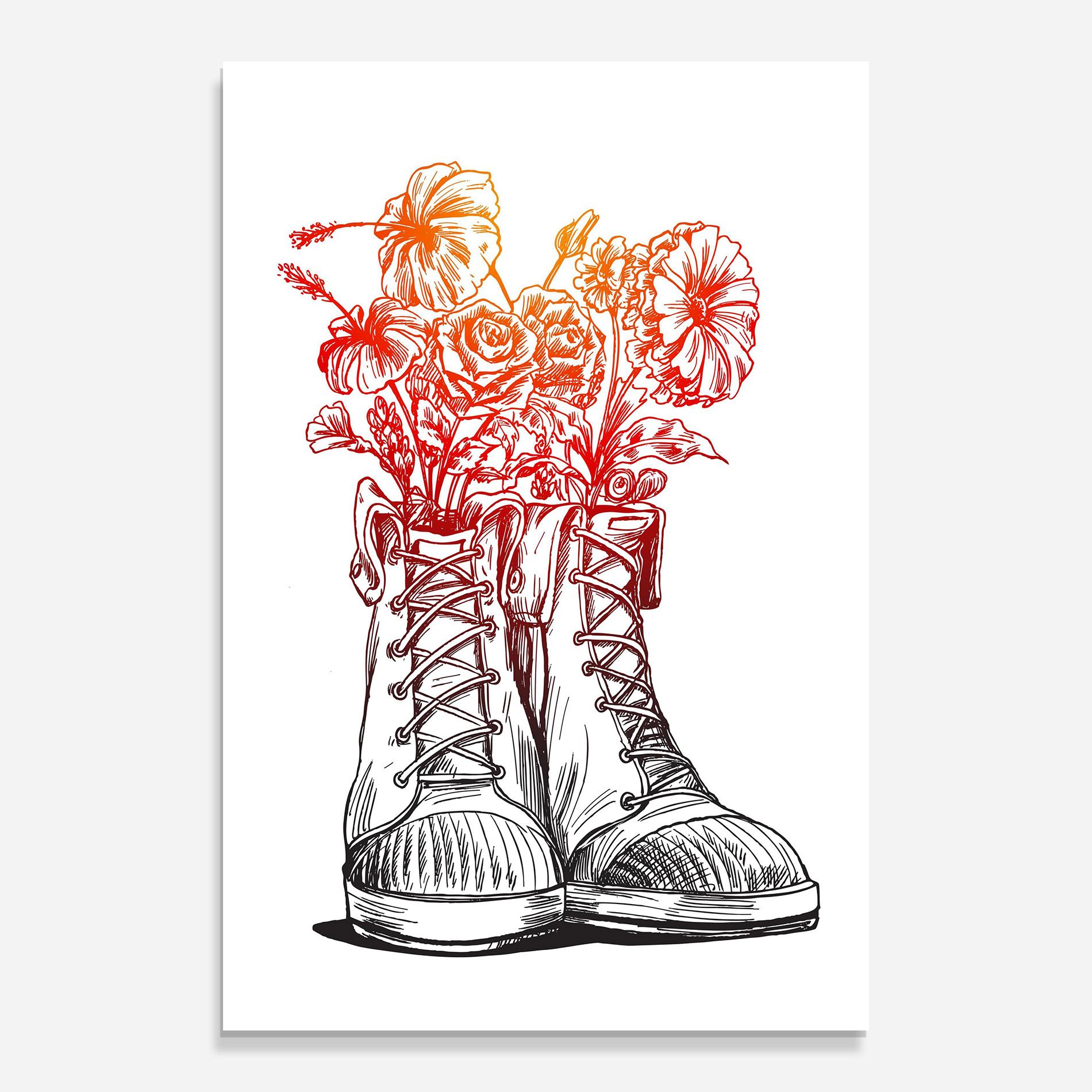 Flower In Shoes mockup 0