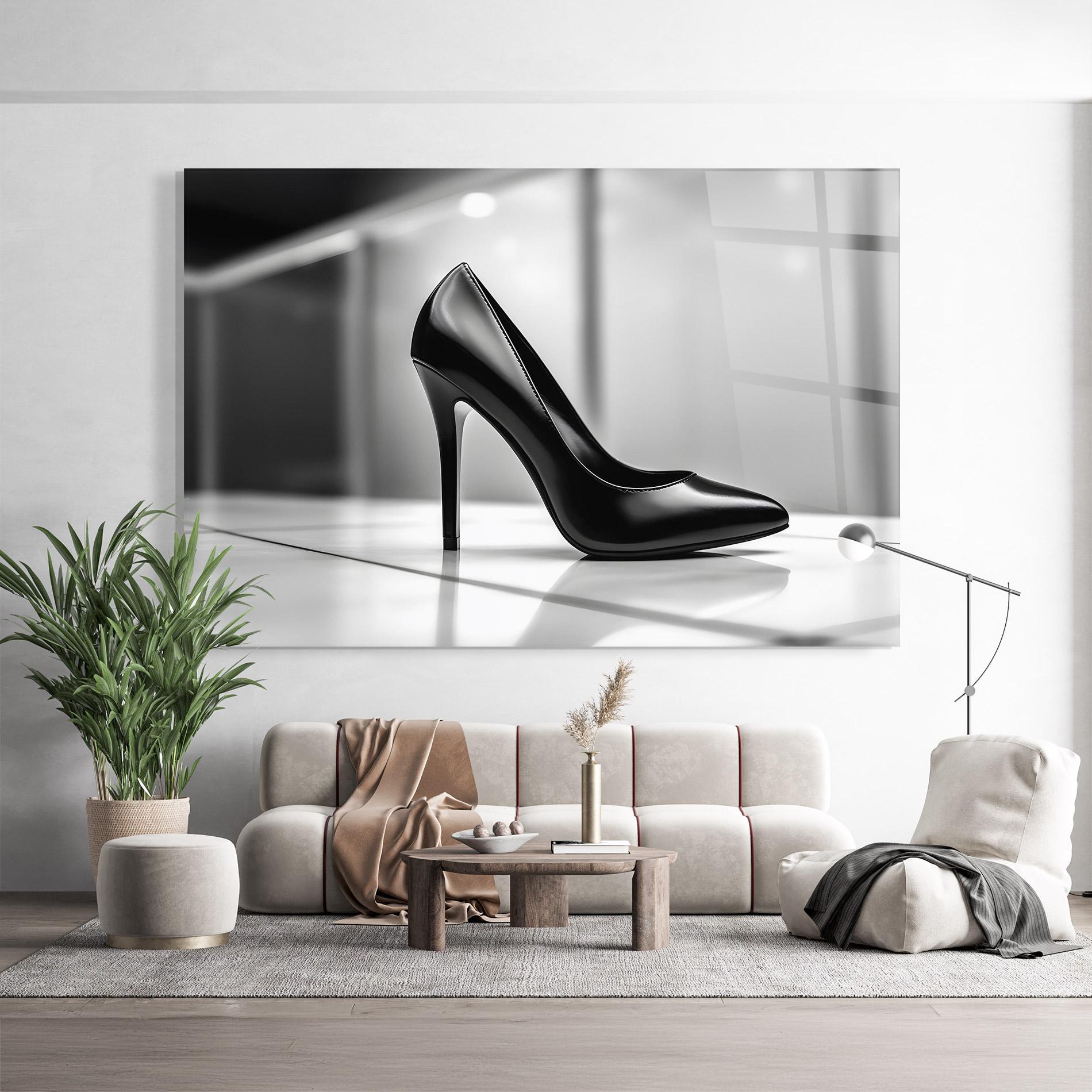 Стъклена картина Black Unique Design mockup 9