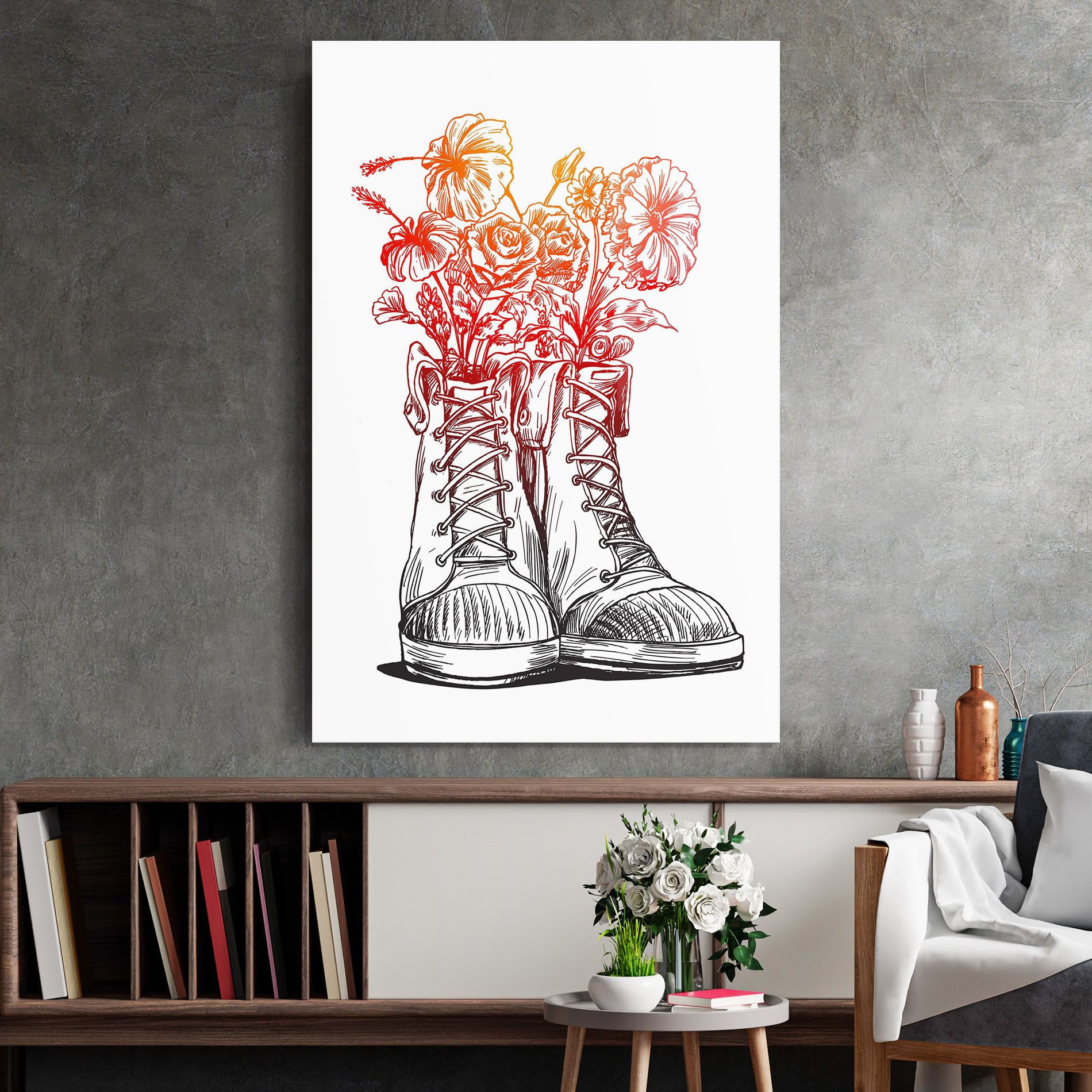 Flower In Shoes mockup 2