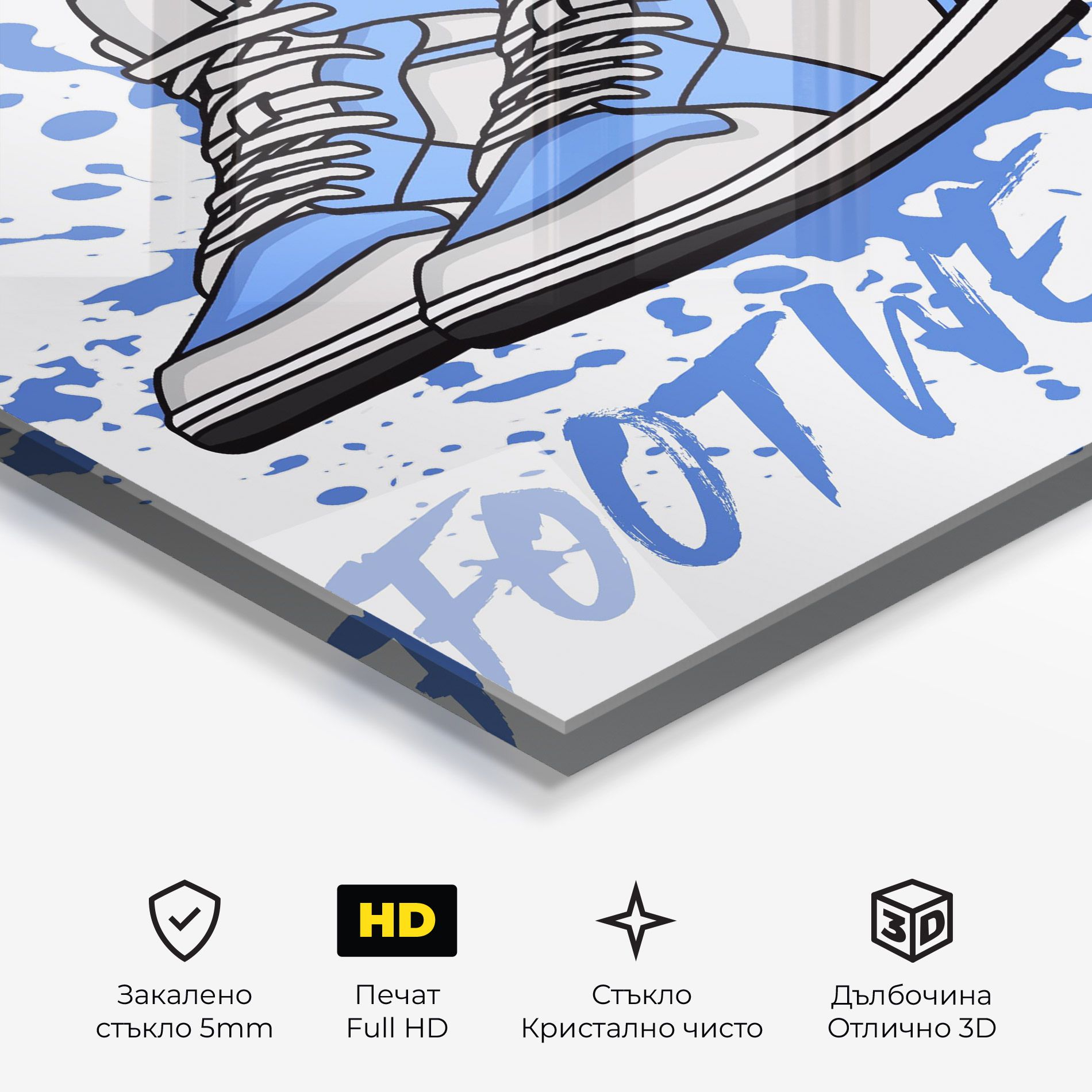 Blue Footwear mockup 3