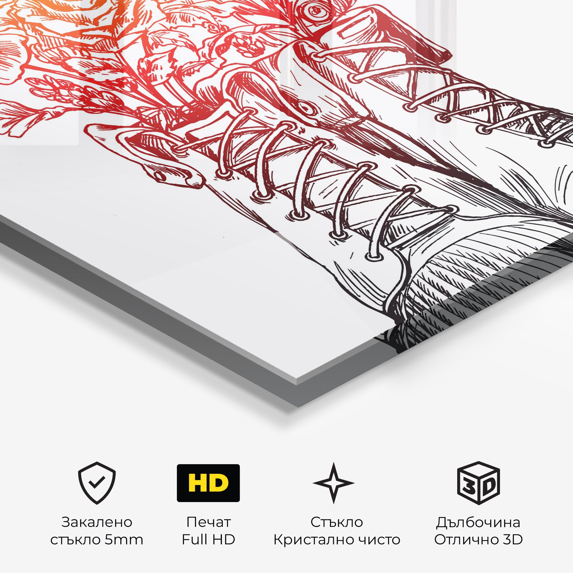 Flower In Shoes mockup 3