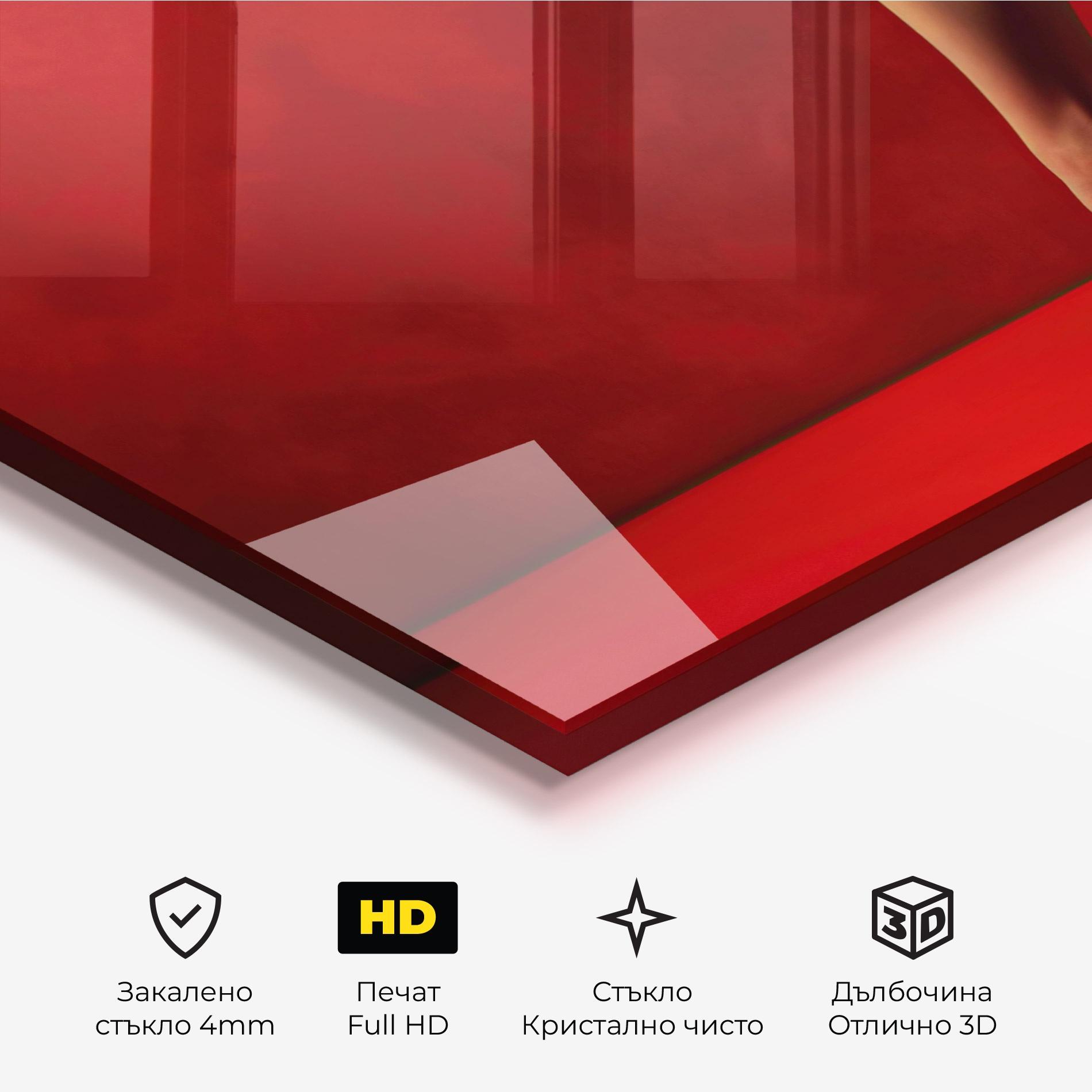 Стъклена картина Female Legs Heels mockup 3