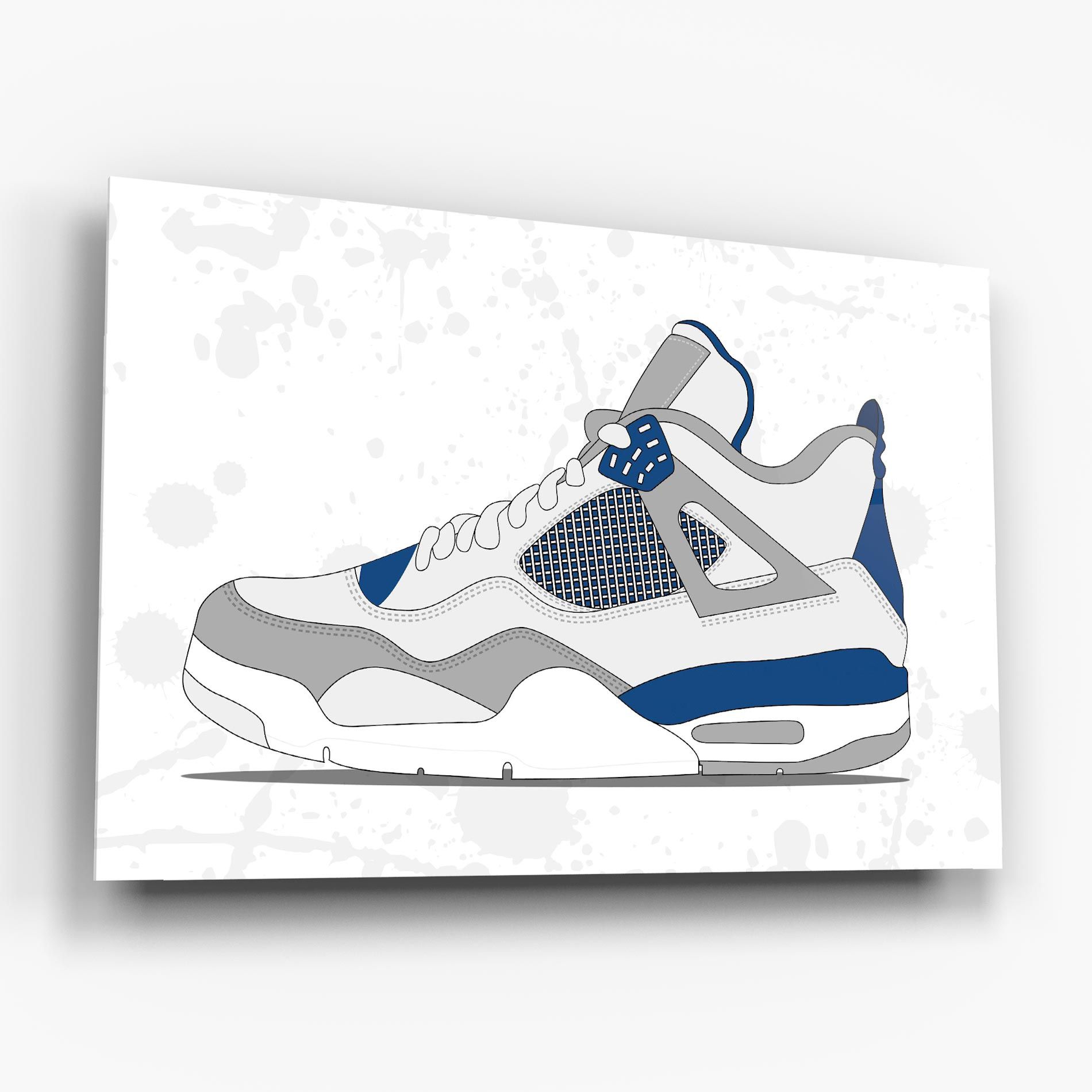 Blue Grey Sneakers mockup 6