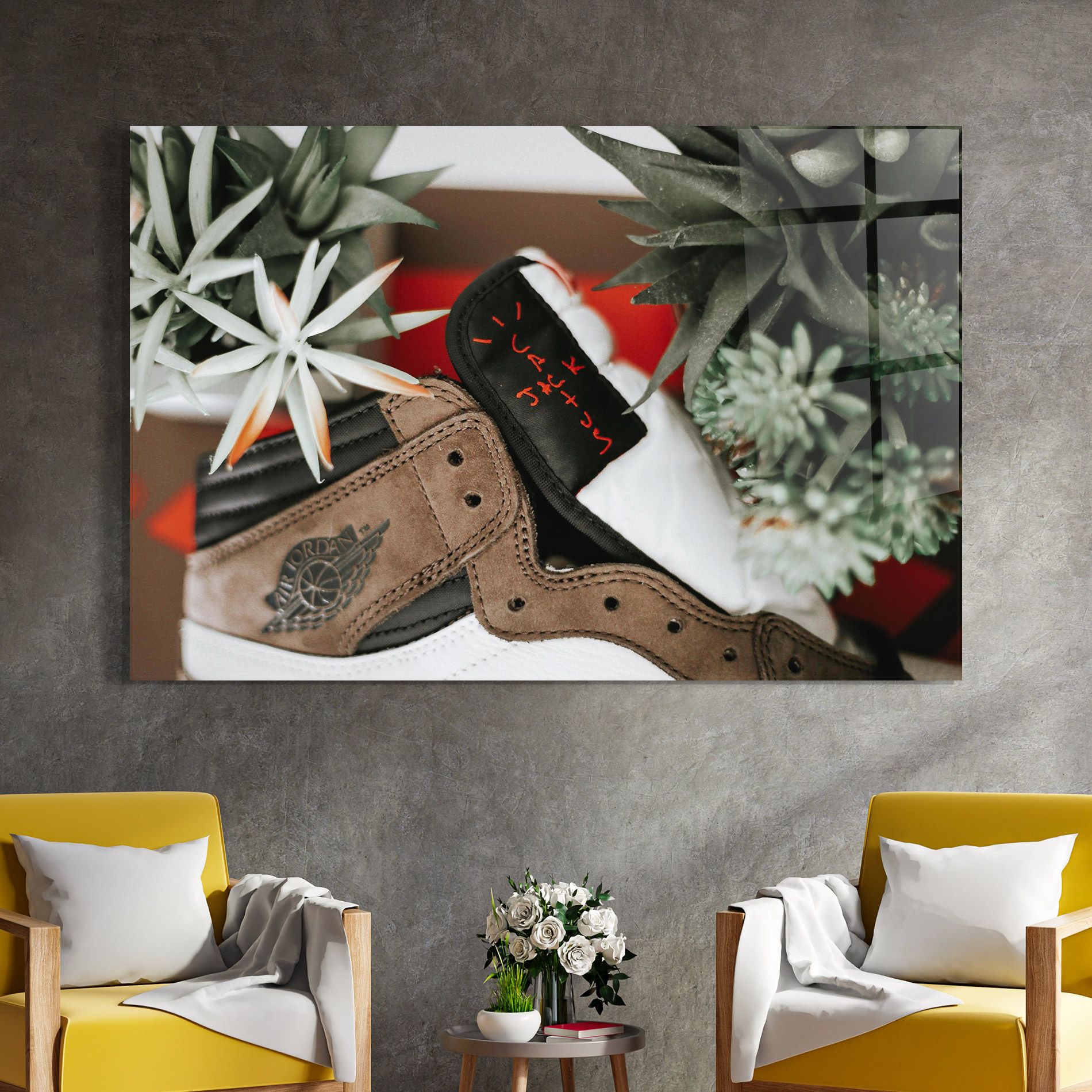Brown Air Jordan mockup 4