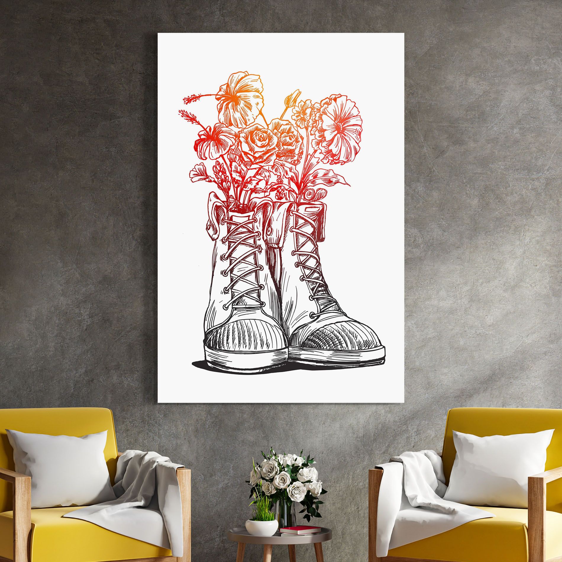 Flower In Shoes mockup 4
