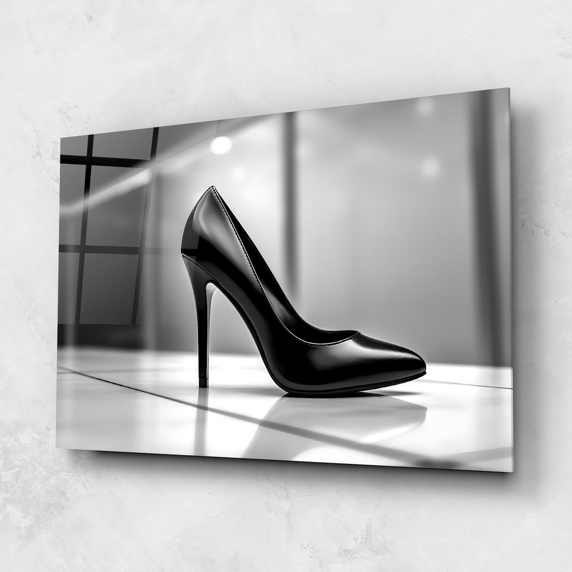 Стъклена картина Black Unique Design mockup 1