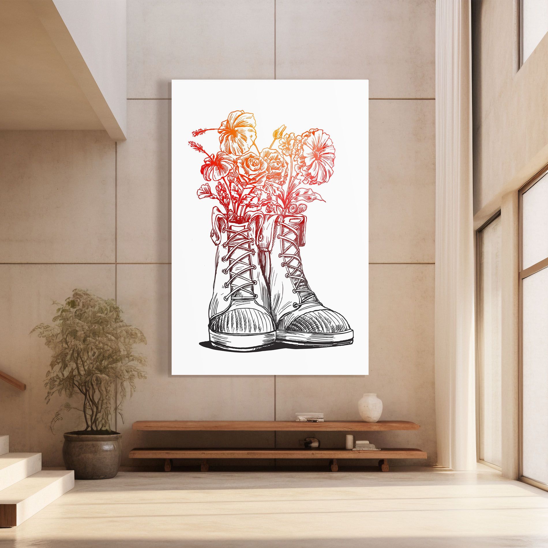 Flower In Shoes mockup 8