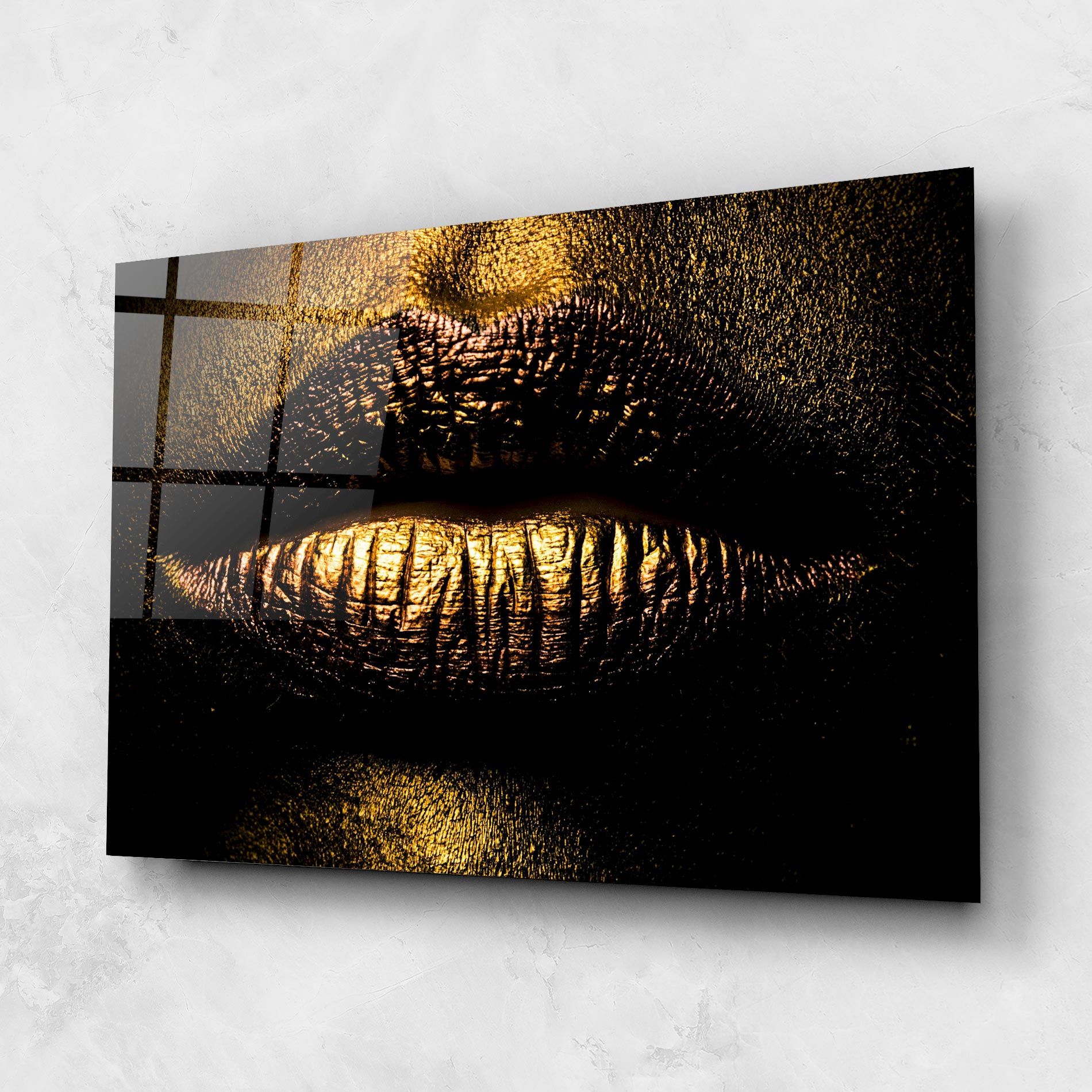 Gold Metal Lips mockup 1