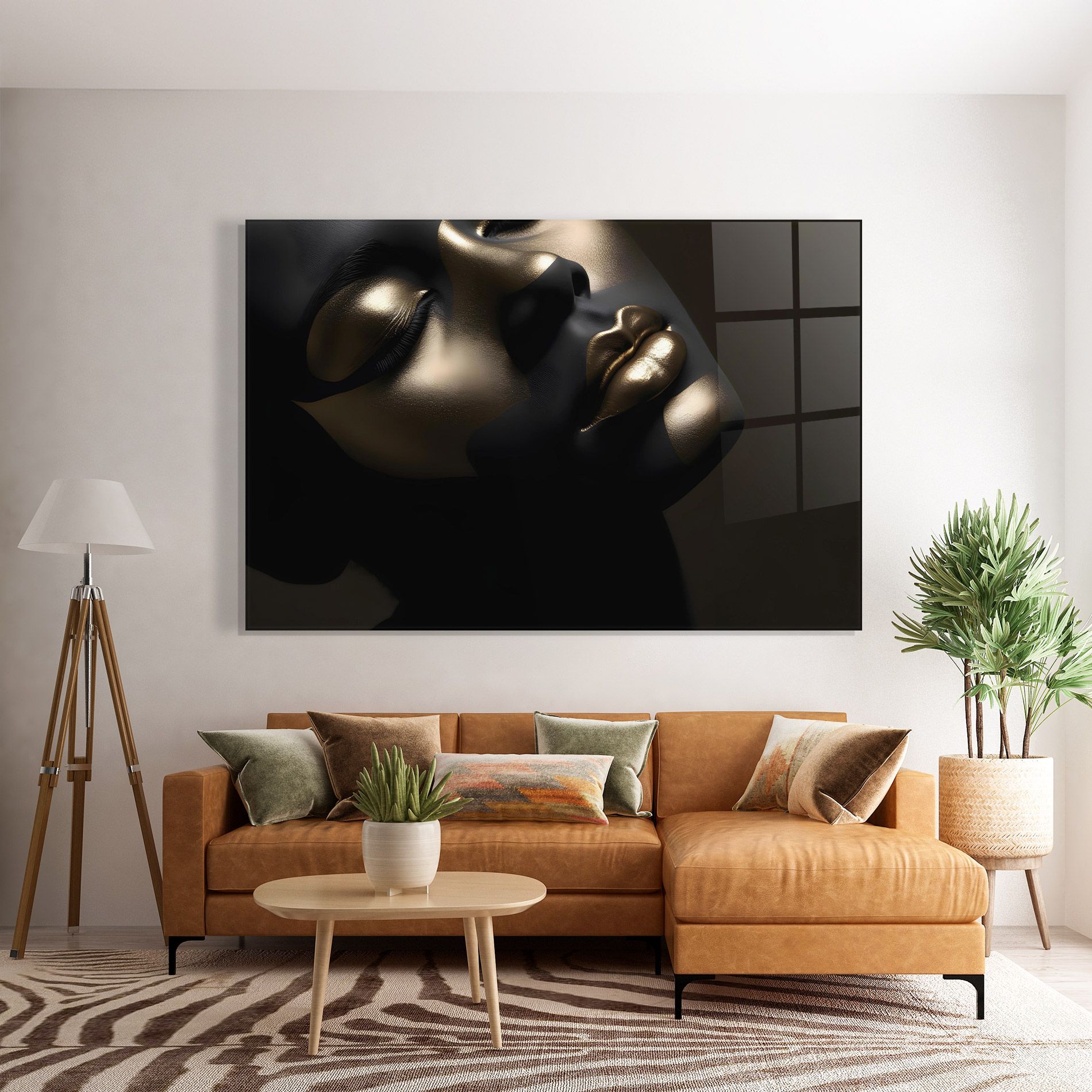 Dark Gold Face mockup 7