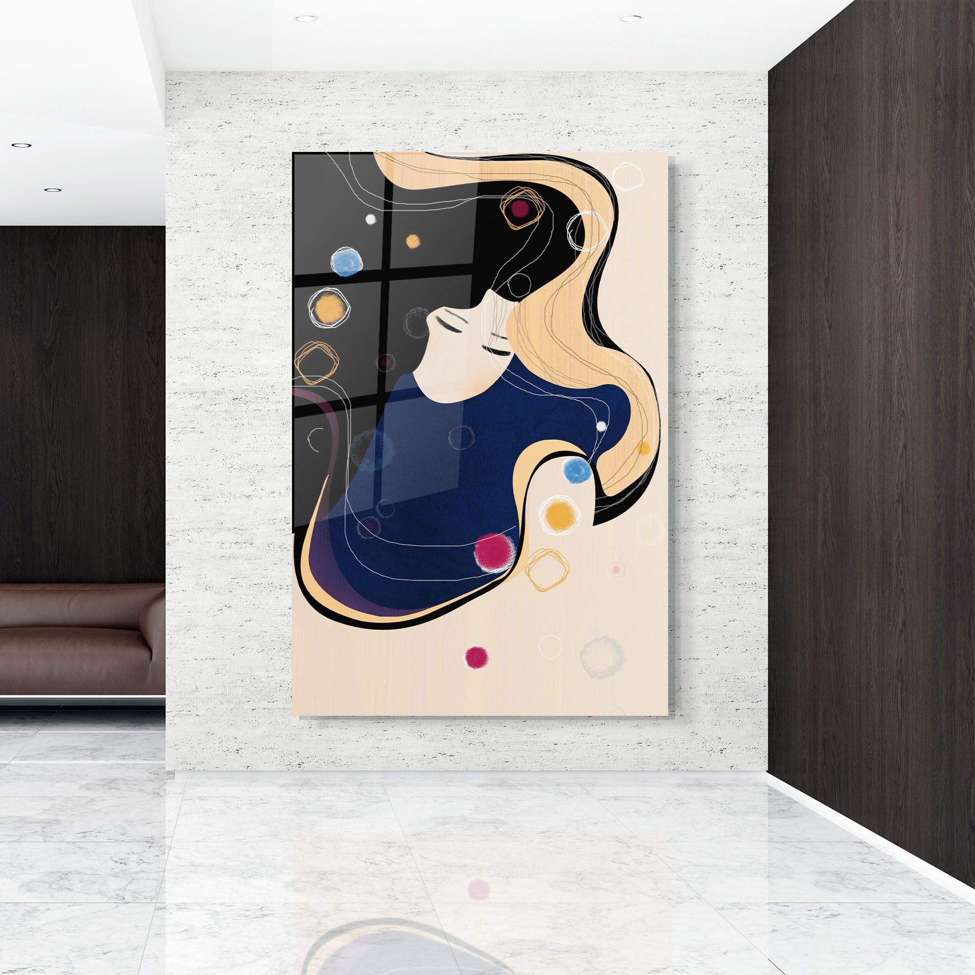 Decorative Girl Painting mockup 9