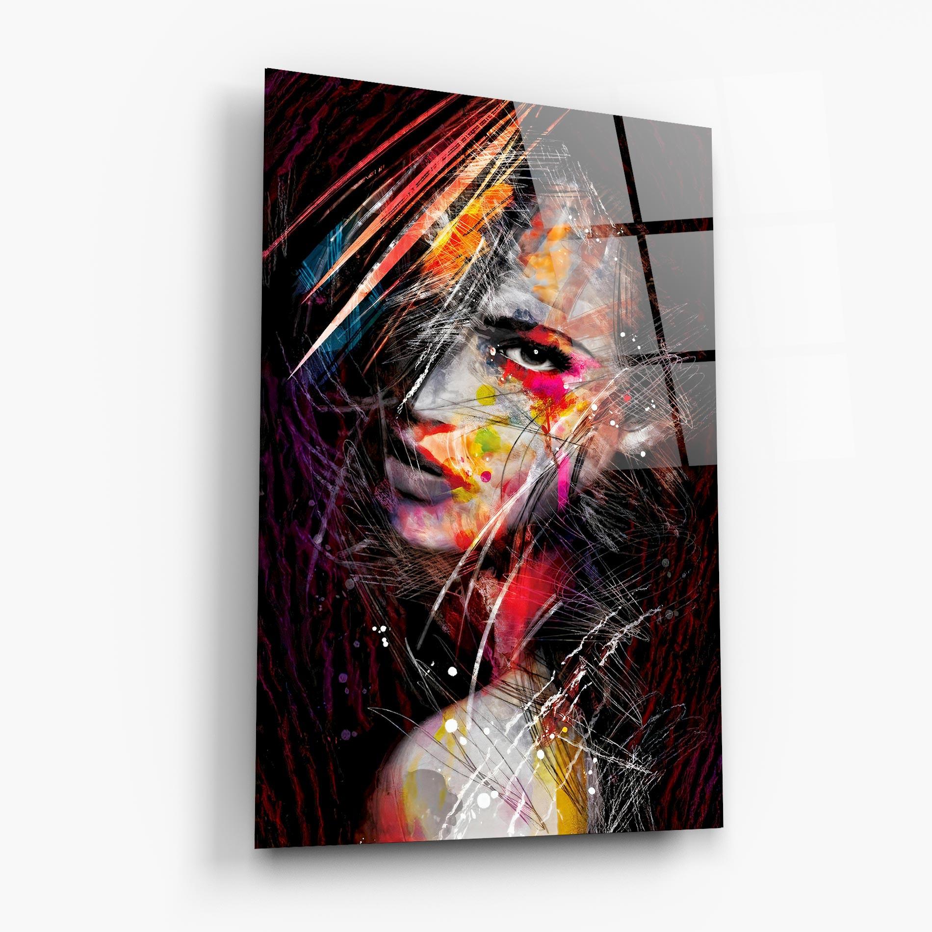 Стъклена картина Strong Minded mockup 6