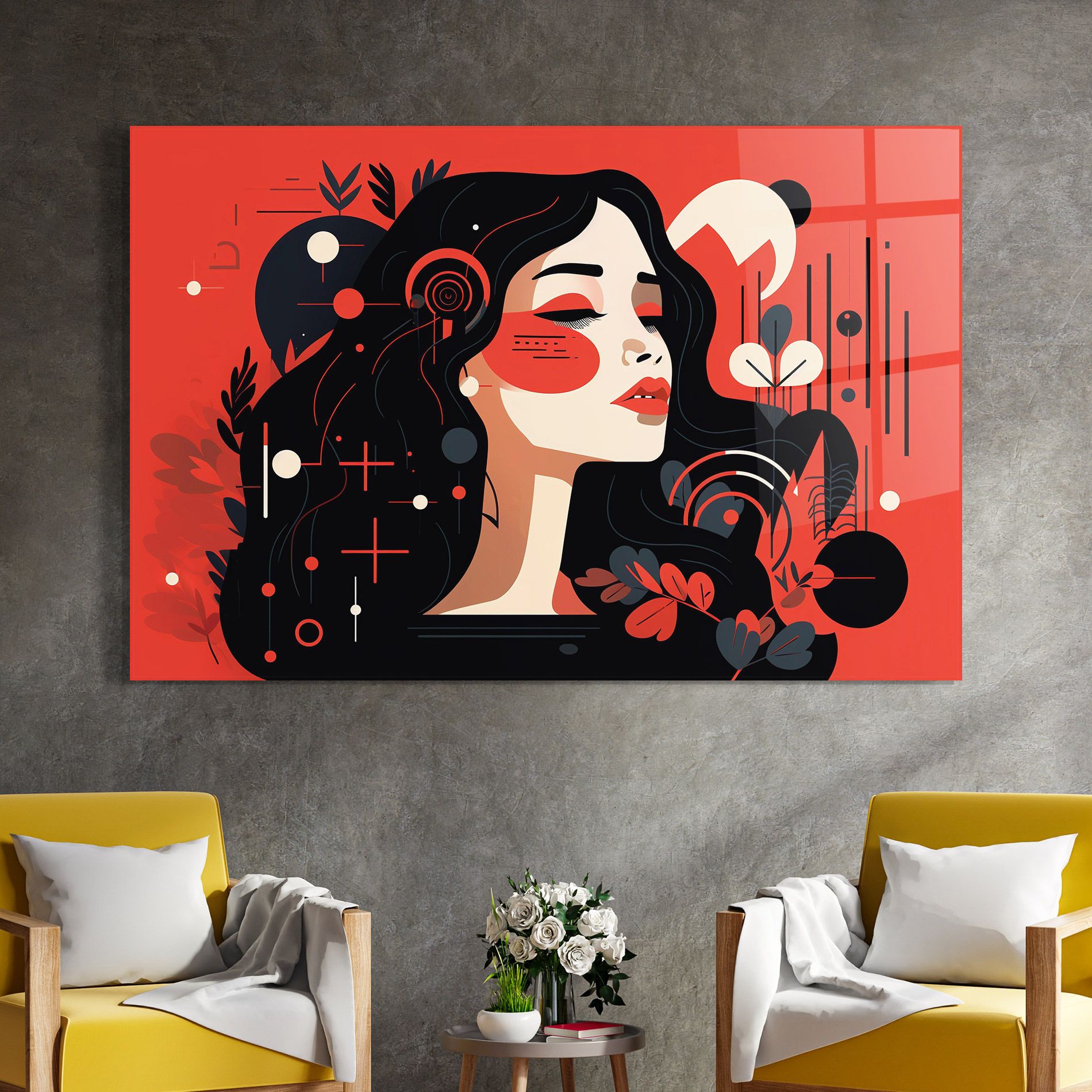 Female Beauty Portrait mockup 4