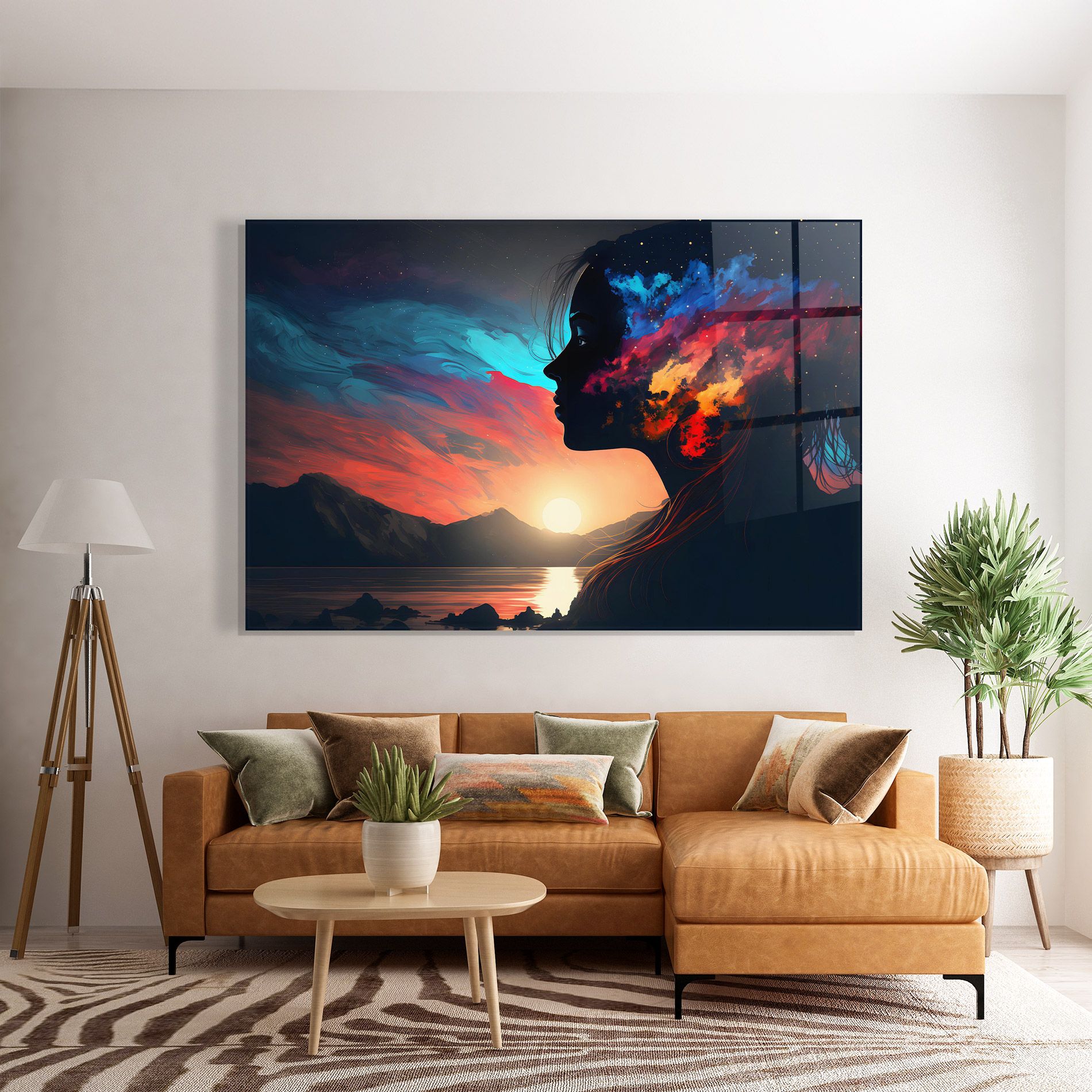 Mystical Woman Silhouette mockup 7