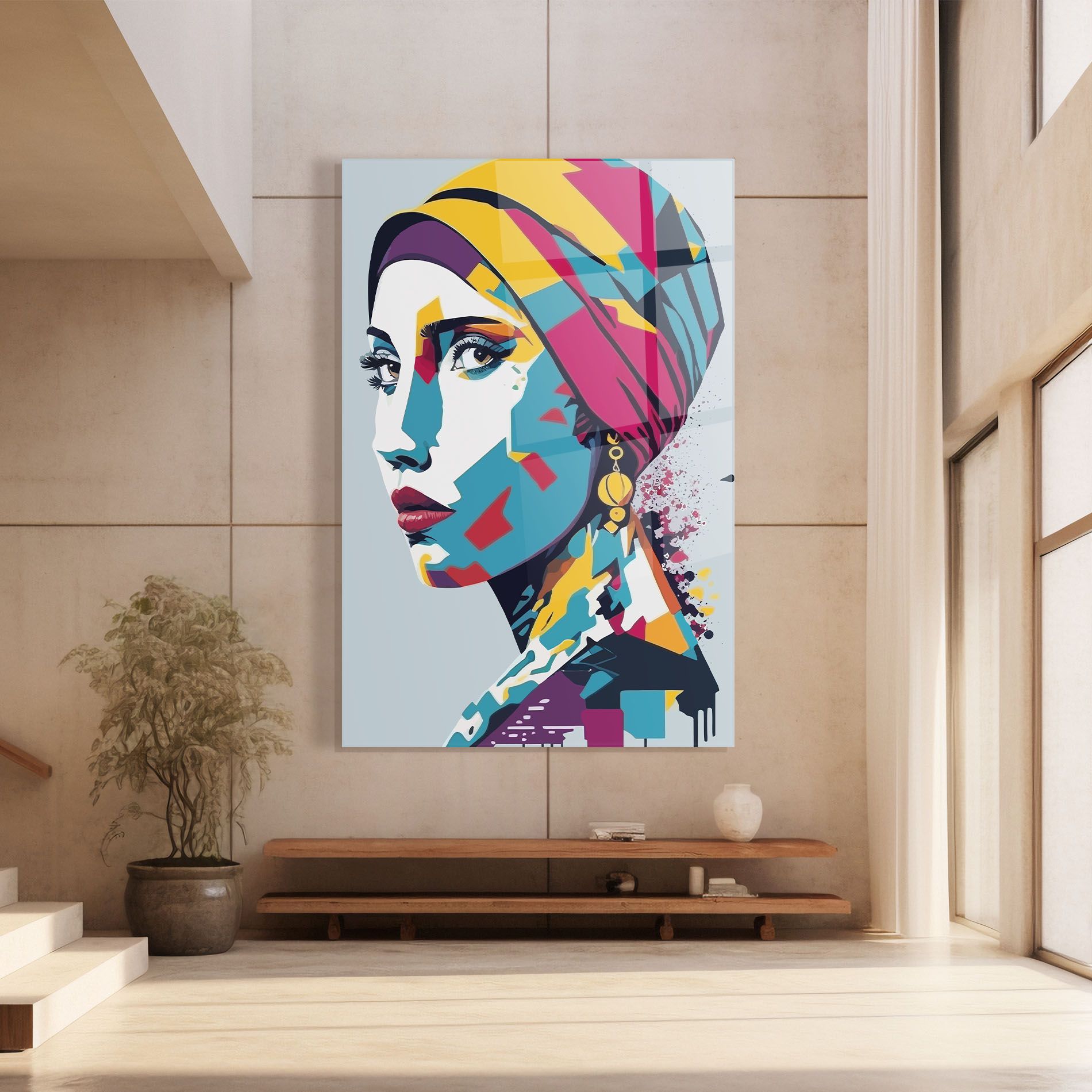 Long Face Woman mockup 8