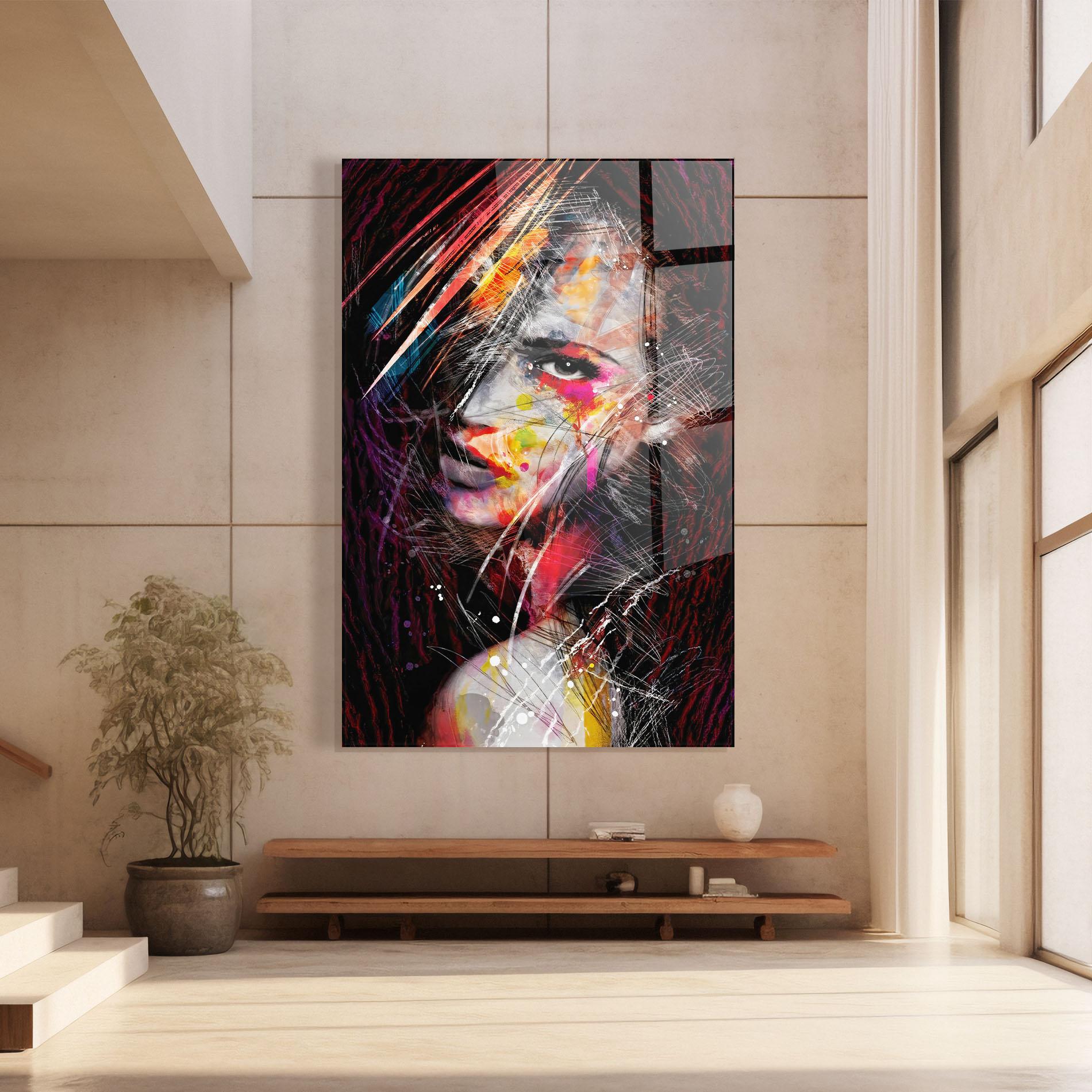 Стъклена картина Strong Minded mockup 8